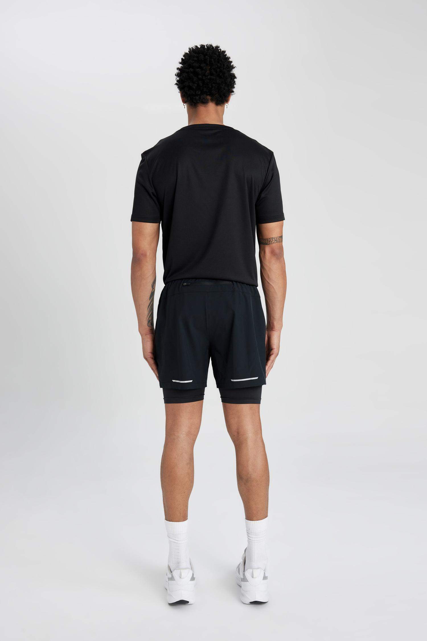 DeFactoFit Slim Fit Sports Woven Shorts