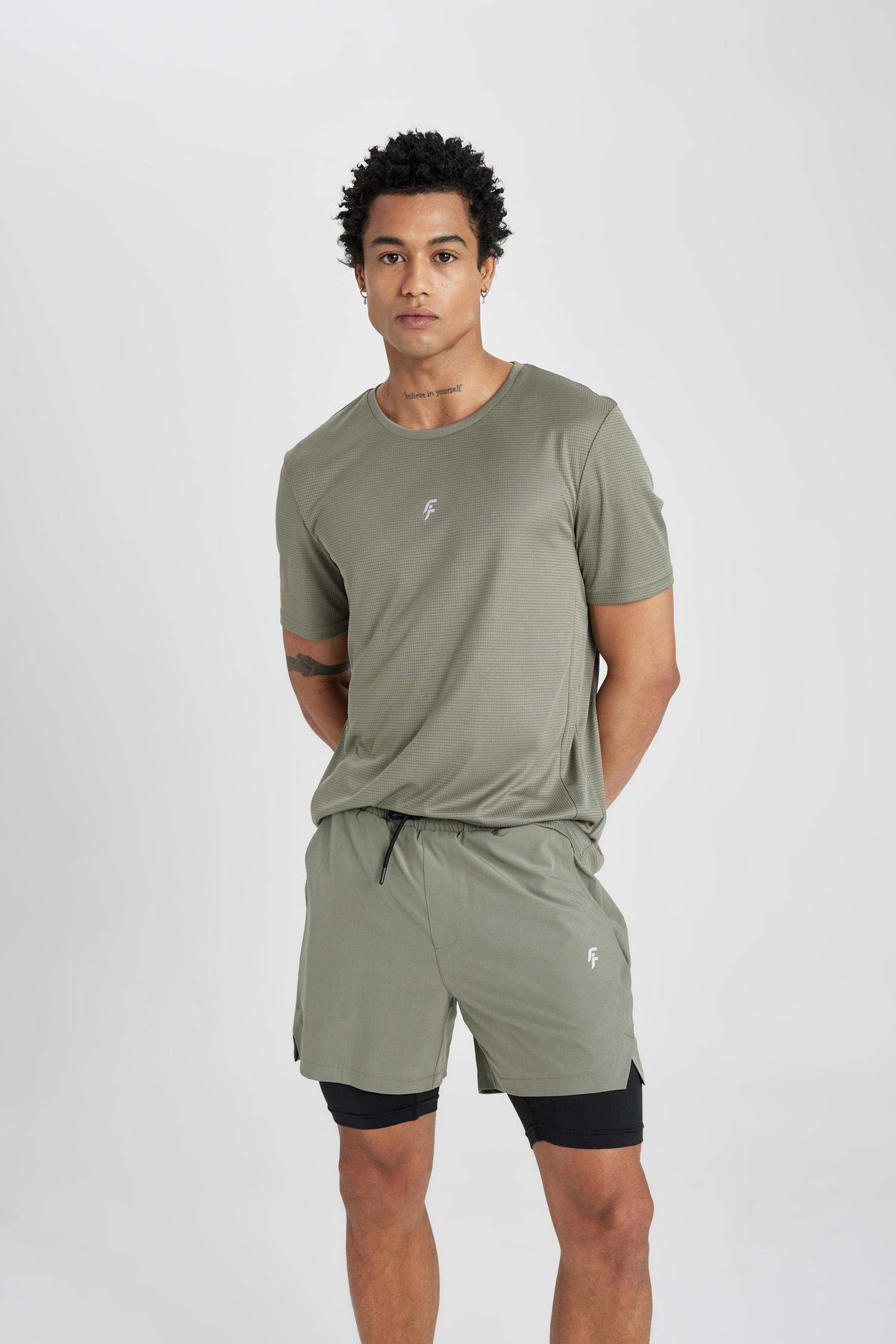 DeFactoFit Slim Fit Sports Woven Shorts