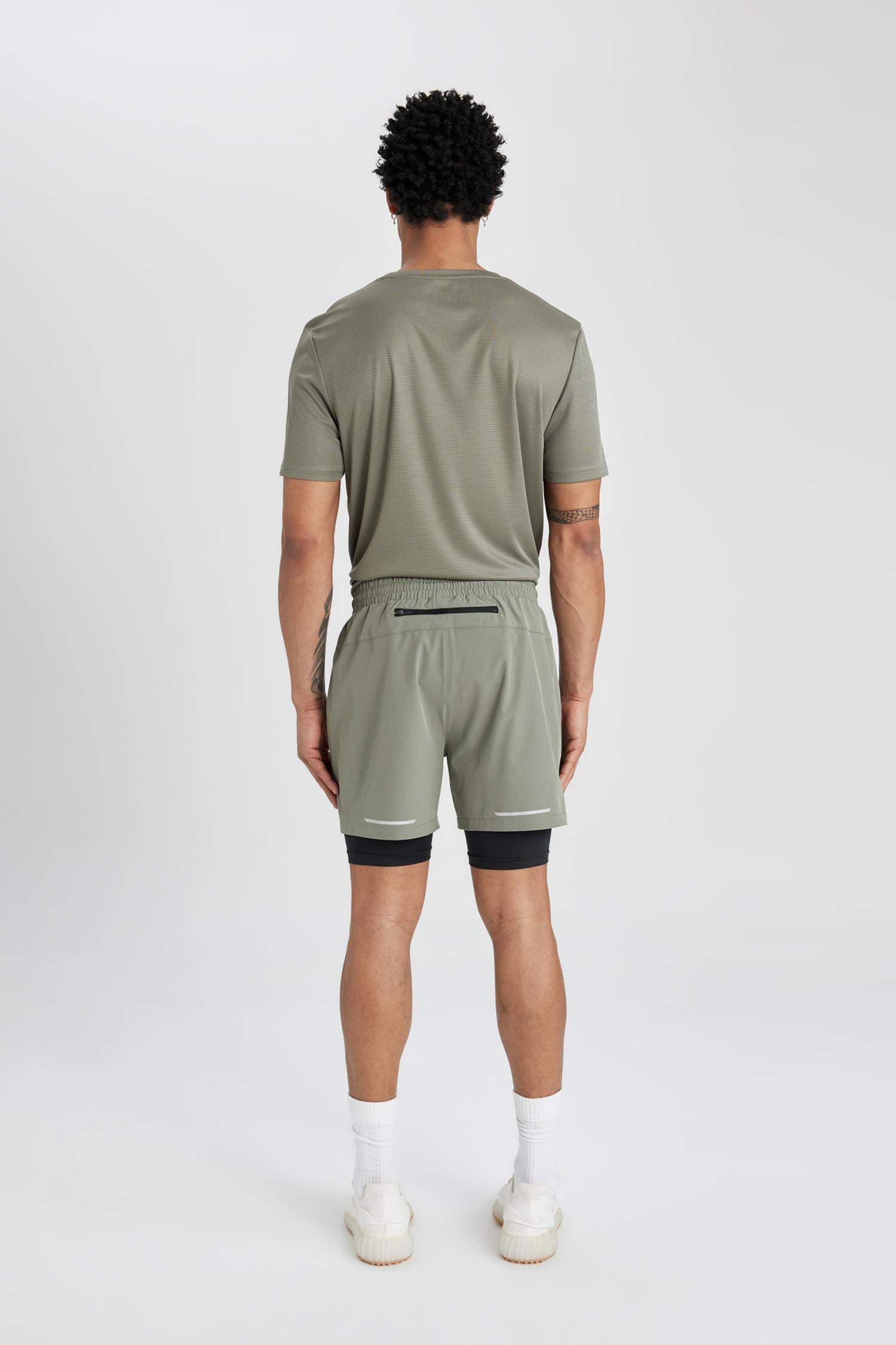 DeFactoFit Slim Fit Sports Woven Shorts