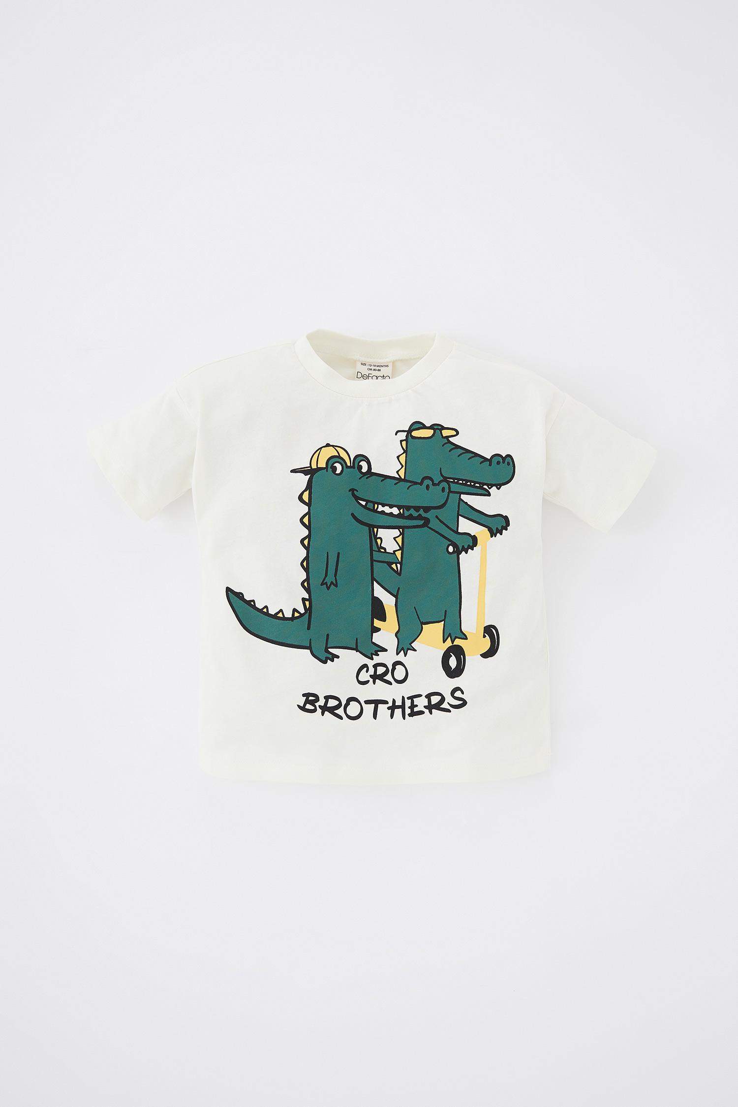 Baby Boy Animal Pattern Short Sleeve T-Shirt