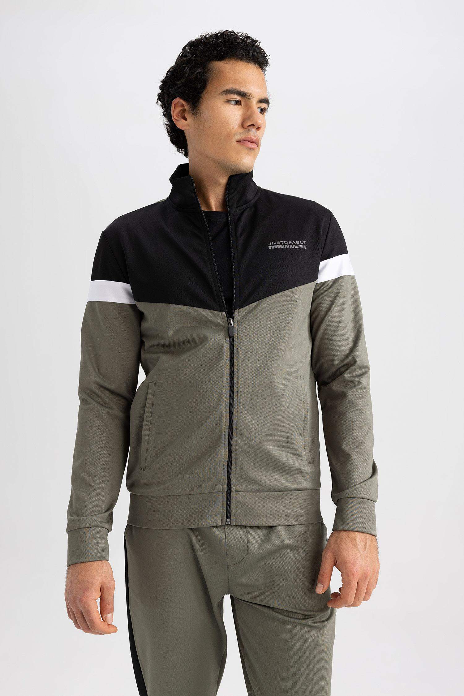 Sweat-shirt Slim zippé de DeFacto Fit