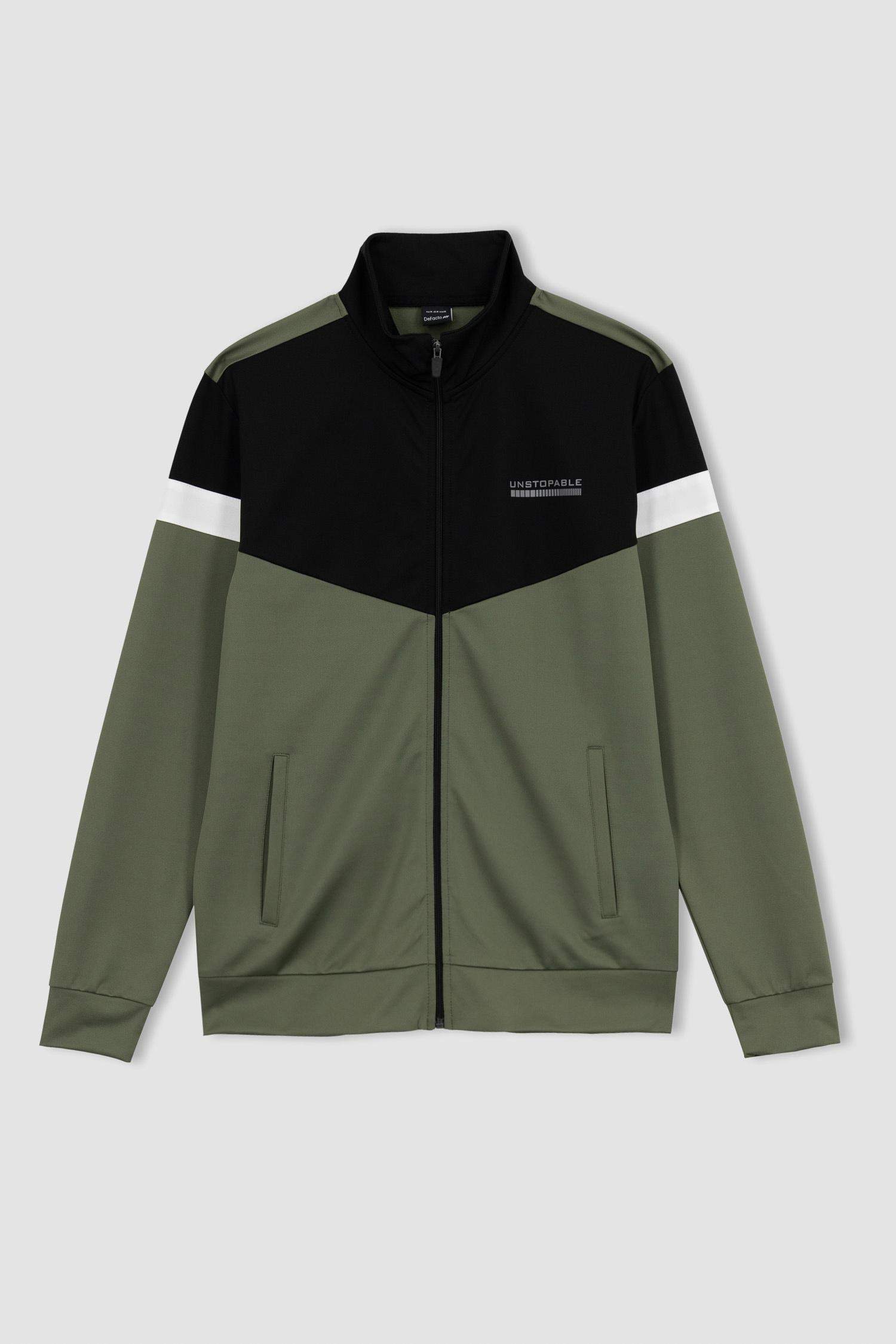 Sweat-shirt Slim zippé de DeFacto Fit