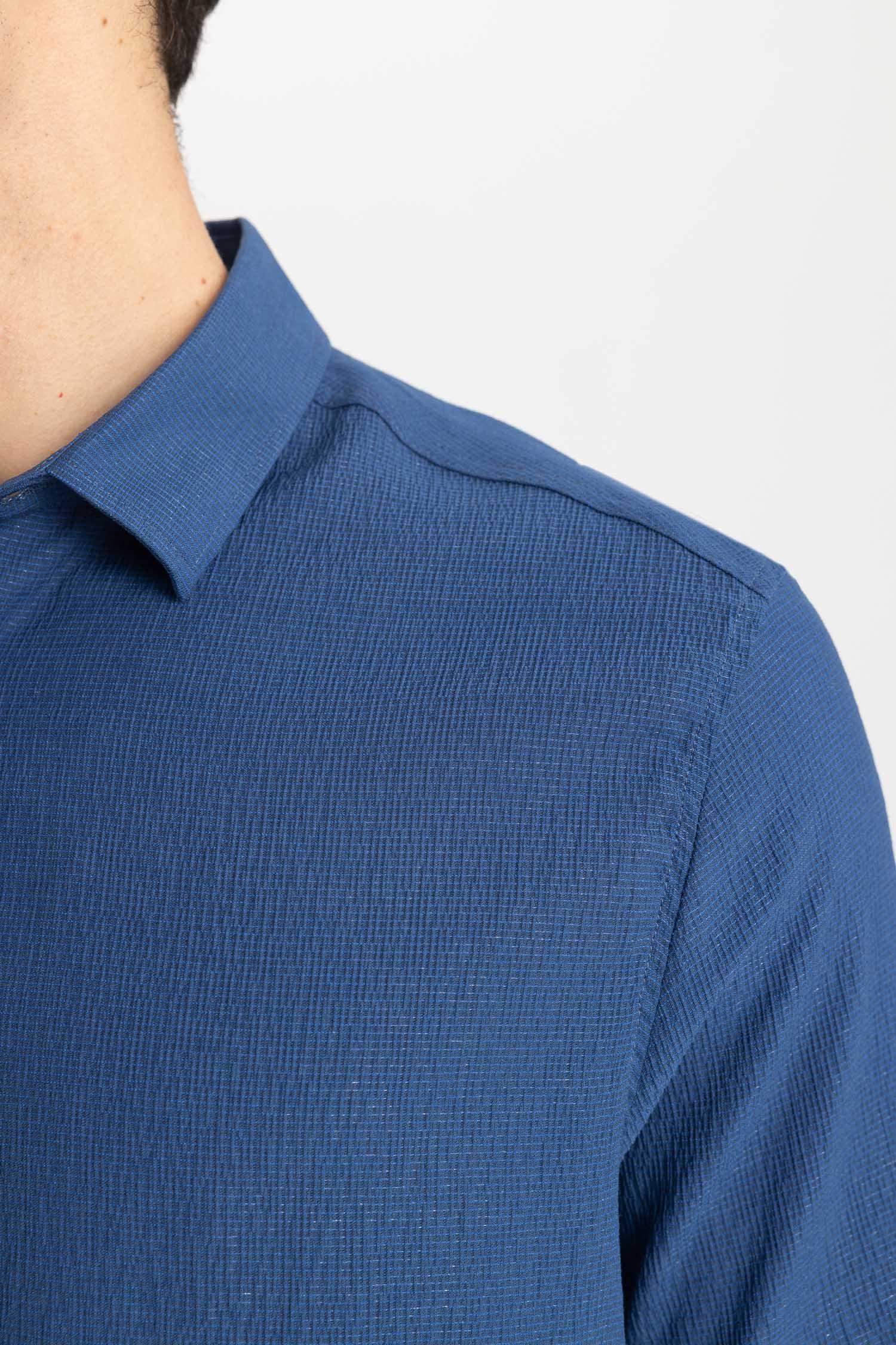 Relax Fit Viscose Short Sleeve Shirt