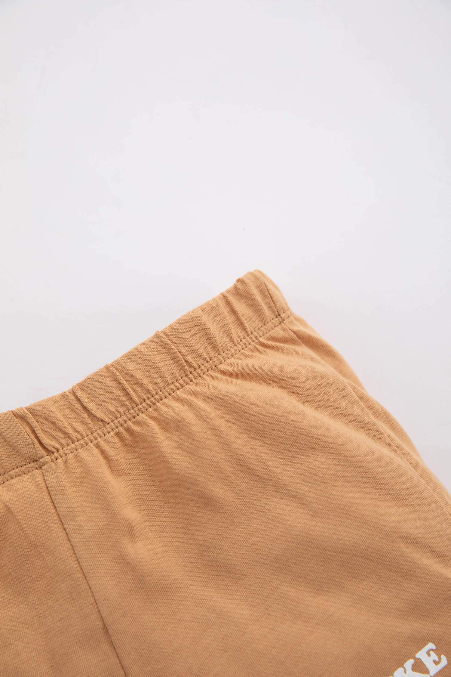 Baby Boy Regular Fit Slogan Printed Shorts