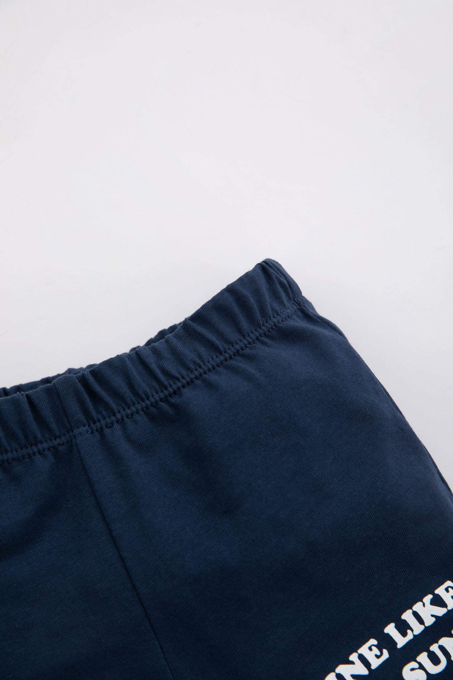 Baby Boy Slogan Printed Shorts