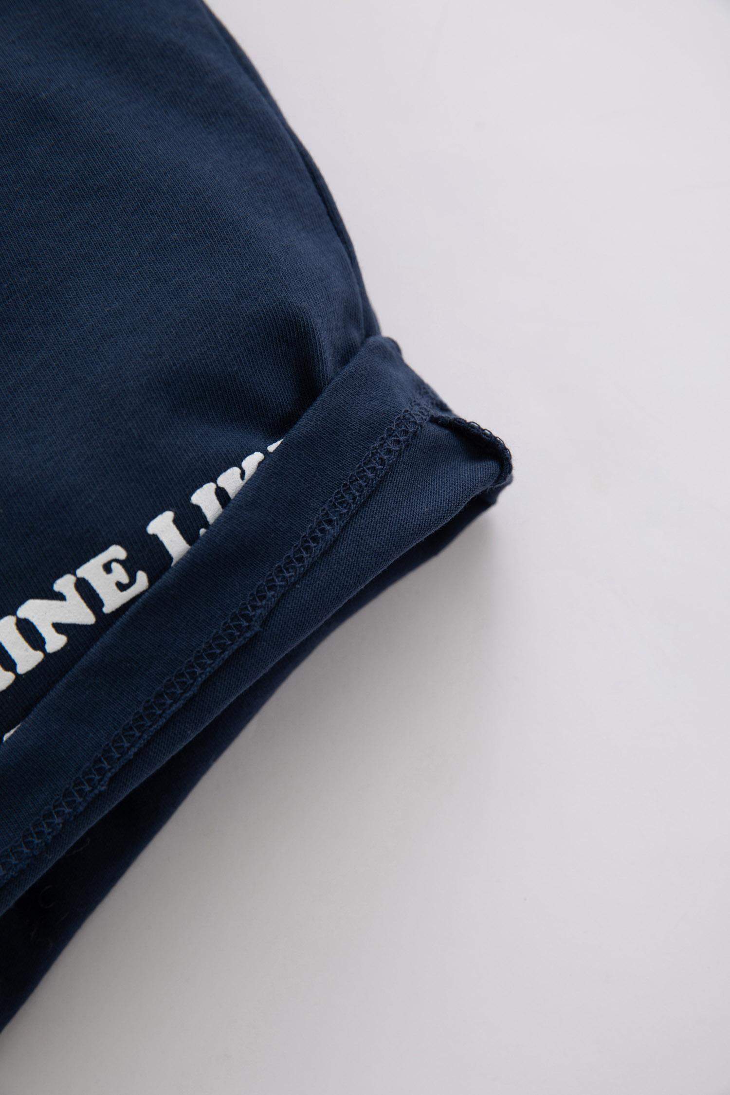 Baby Boy Slogan Printed Shorts