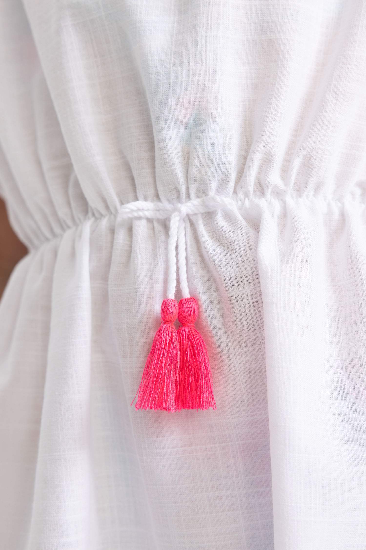 Robe de Plage à pompons pour Fille