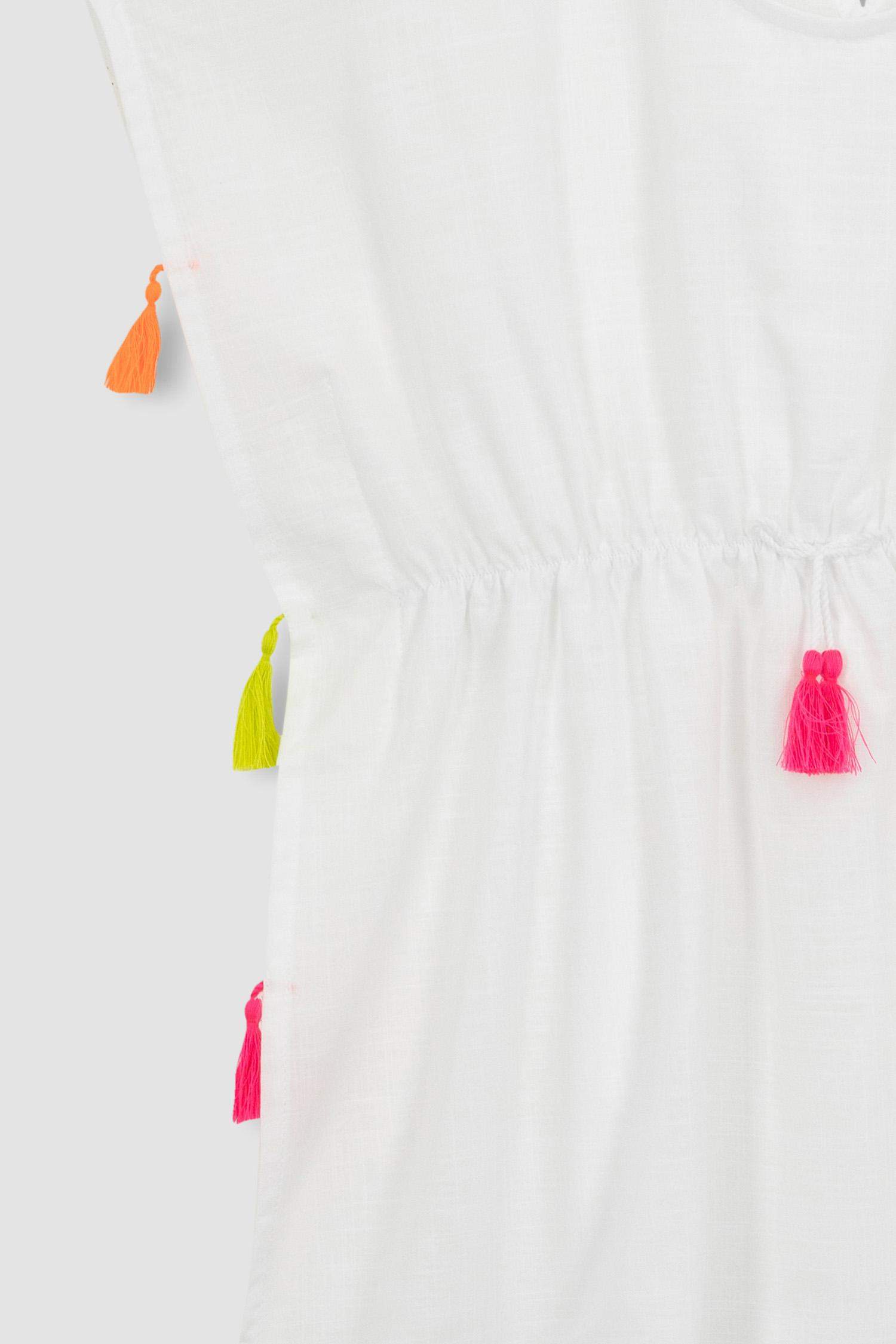 Robe de Plage à pompons pour Fille