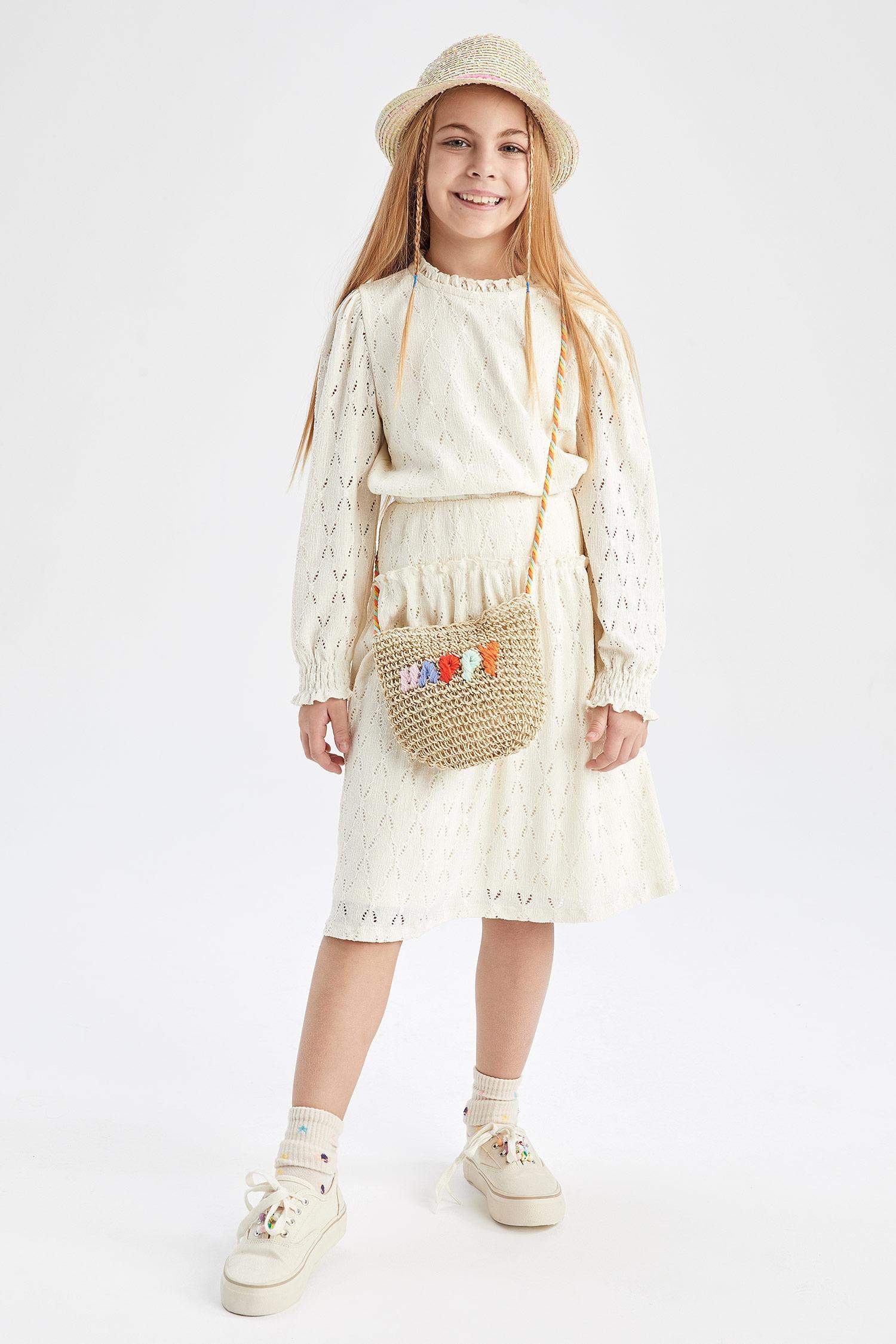 Girl Regular Fit Knitted Skirt