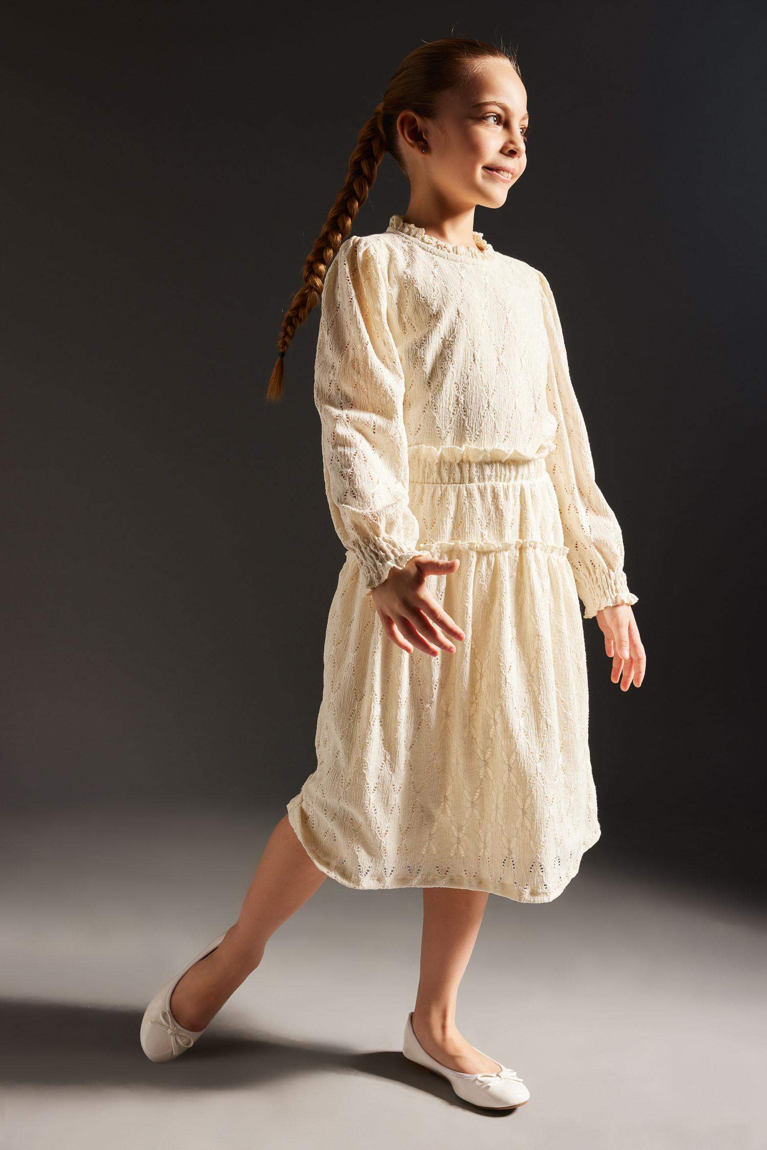 Girl Regular Fit Knitted Skirt