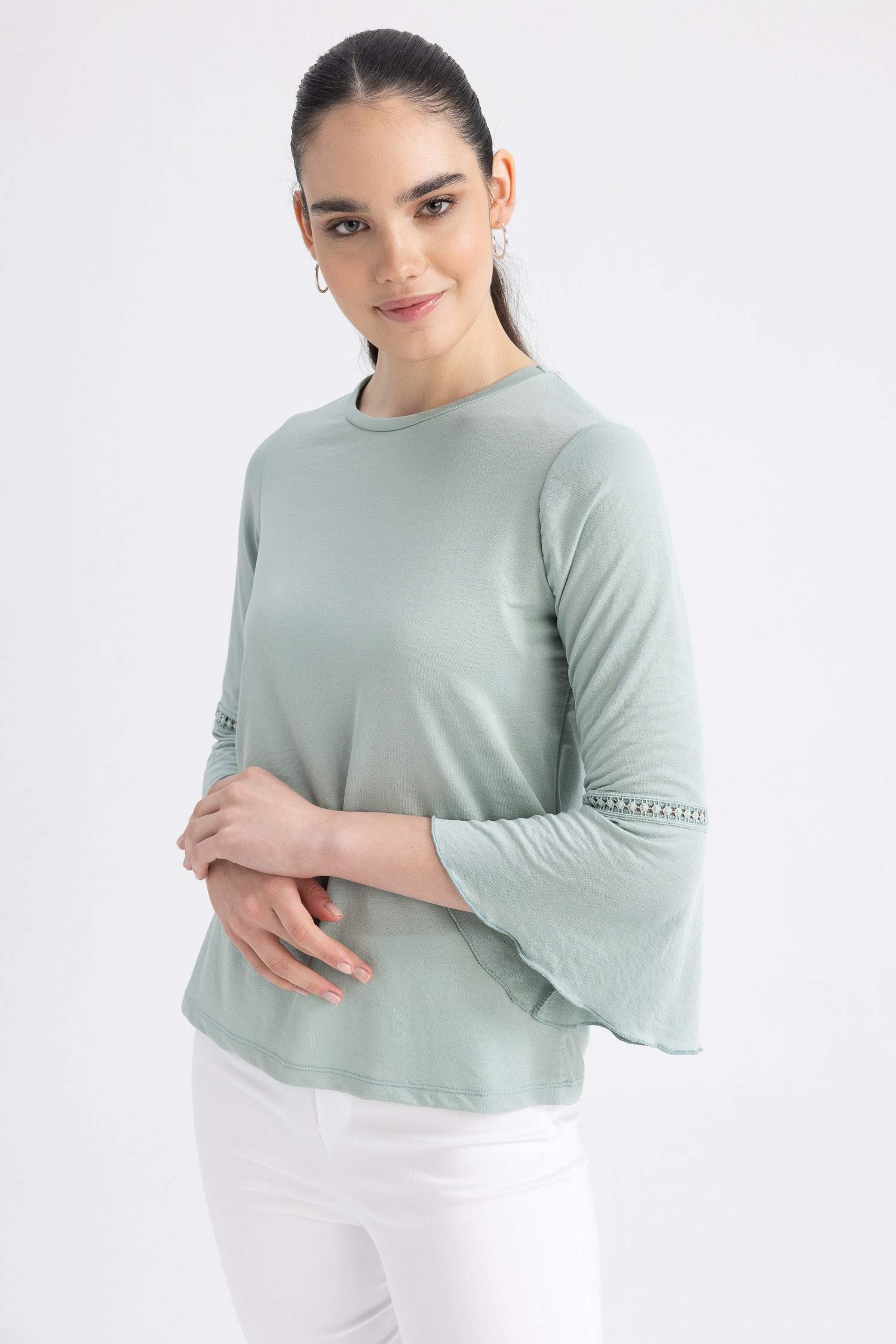 Regular Fit Crew Neck Half Sleeve T-Shirt