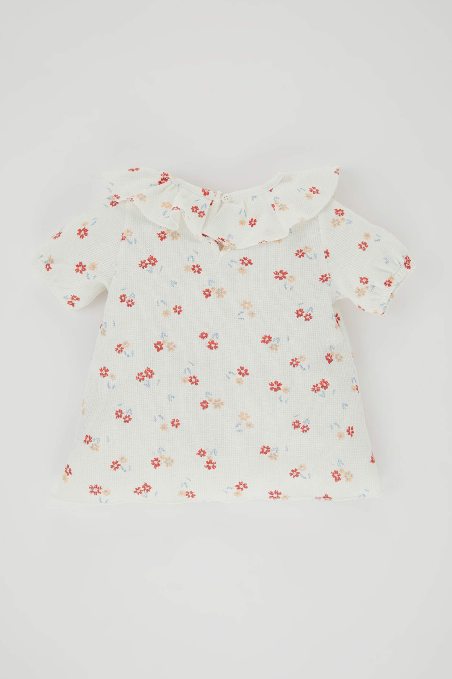 تيشيرت بنقشة الزهور بناتي قصة عادية