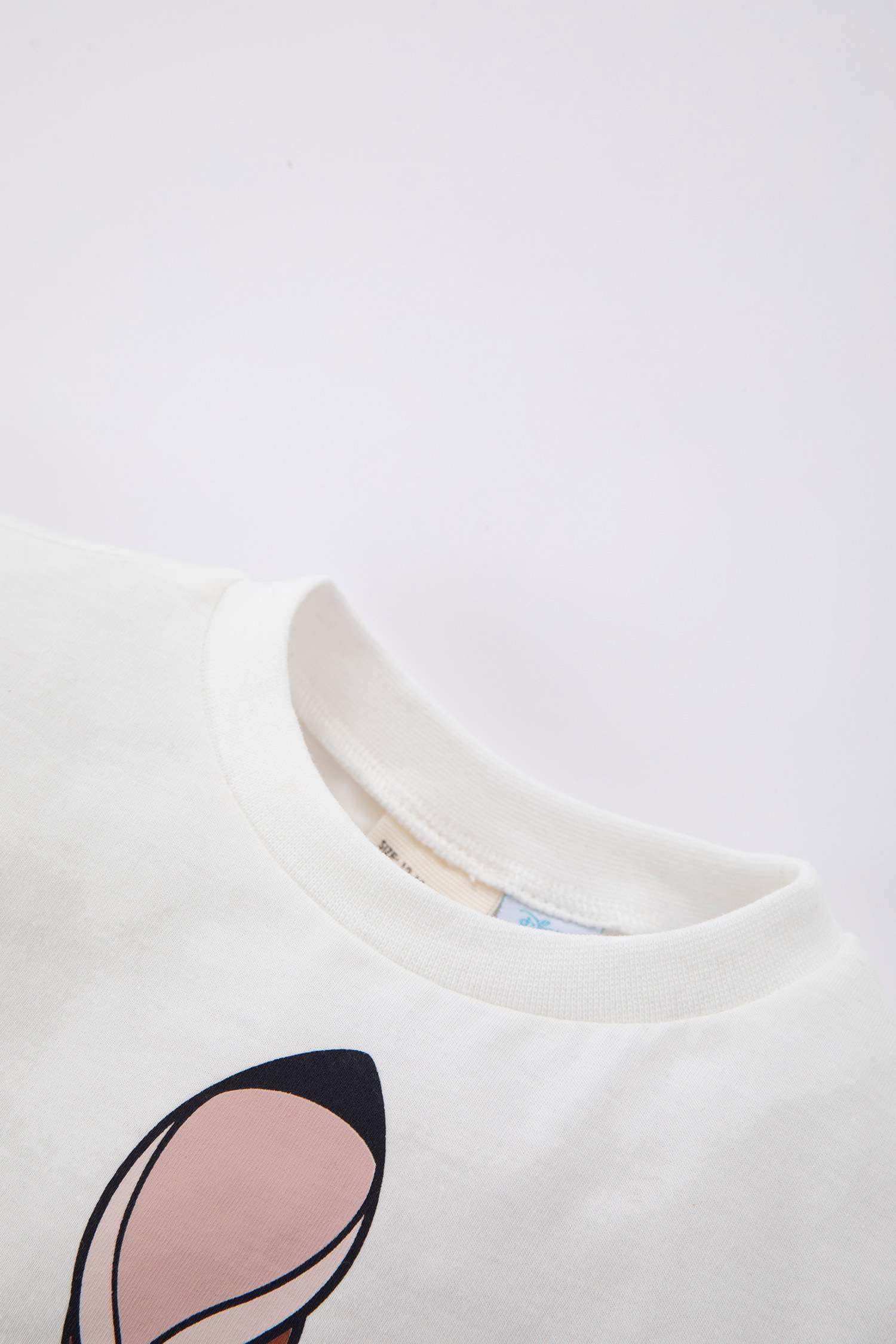 T-Shirt à Manches Courtes et Col rond pour BéBé Fille