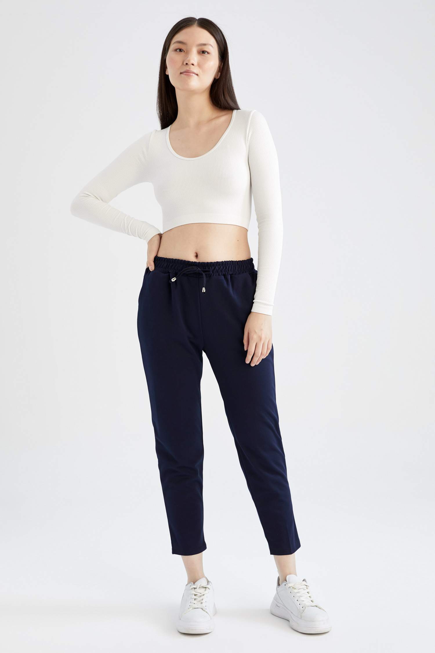 Regular Hem Trousers
