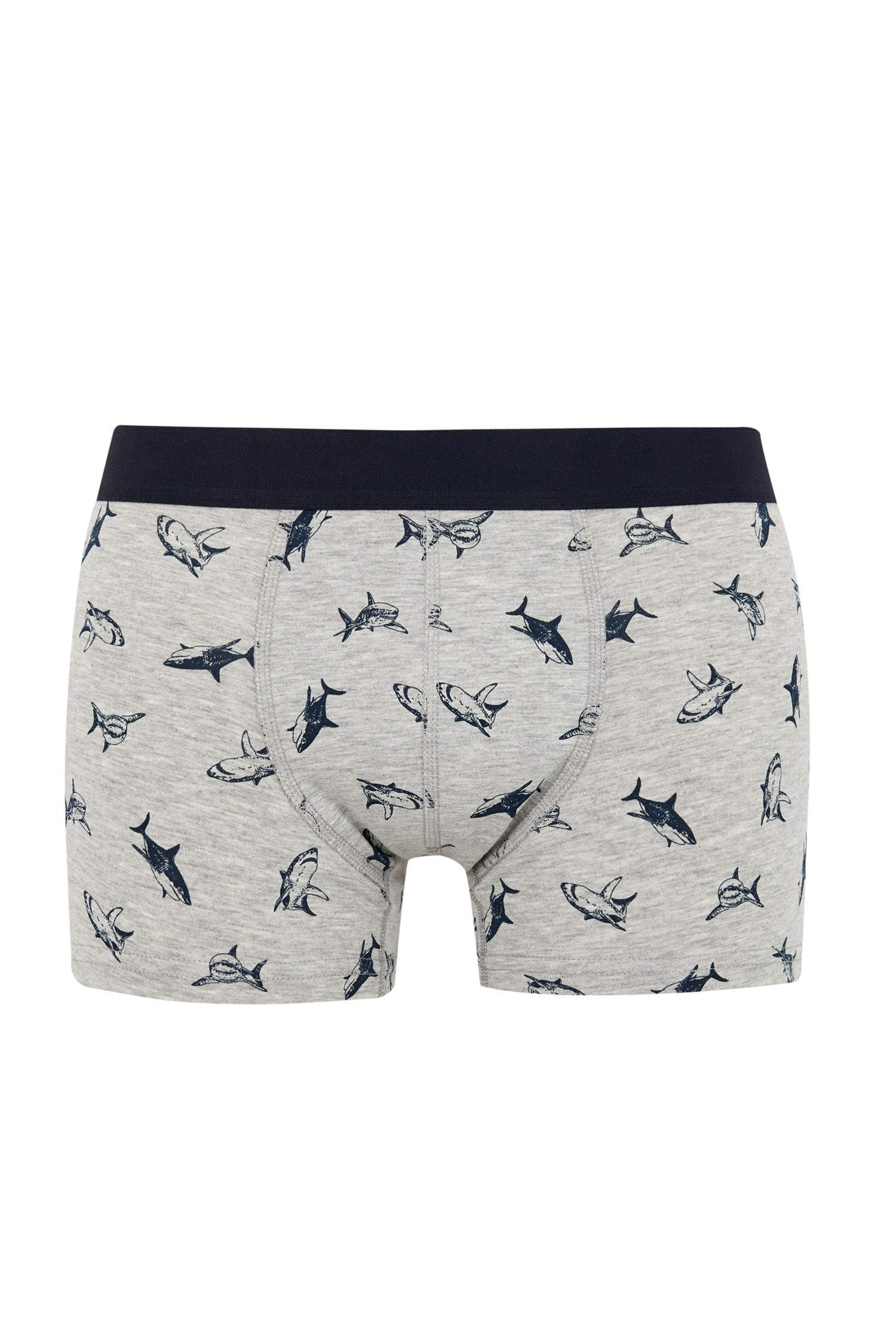 Regular Fit Hayvan Baskılı Boxer