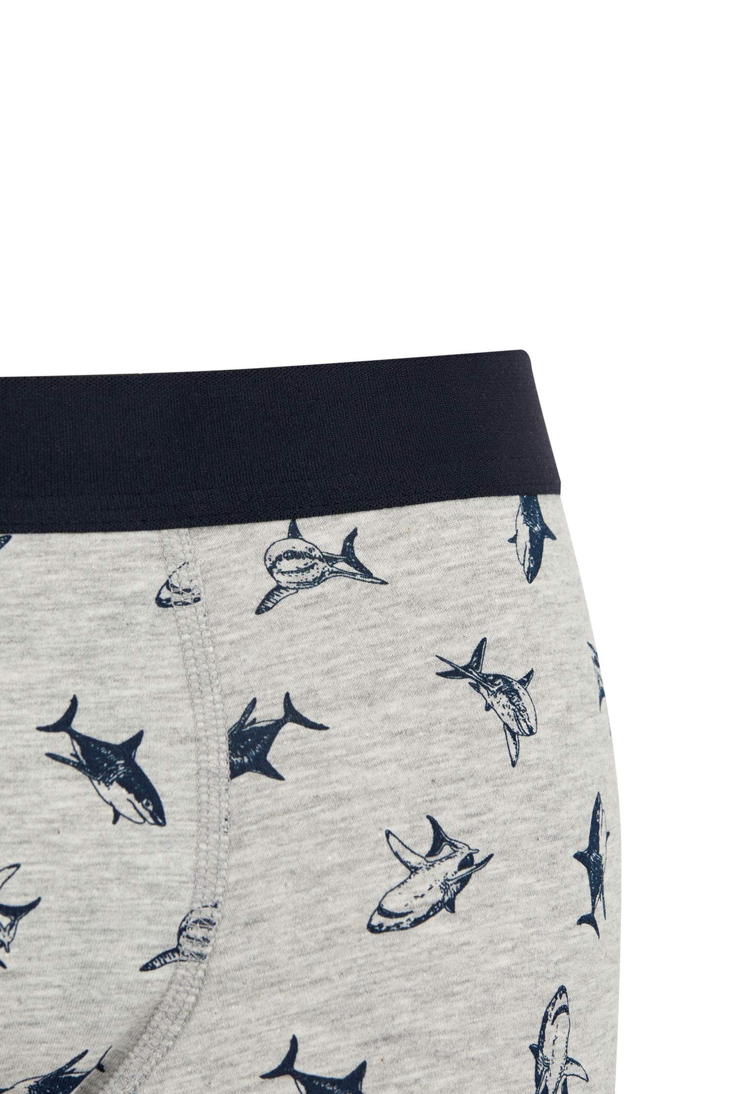 Regular Fit Hayvan Baskılı Boxer