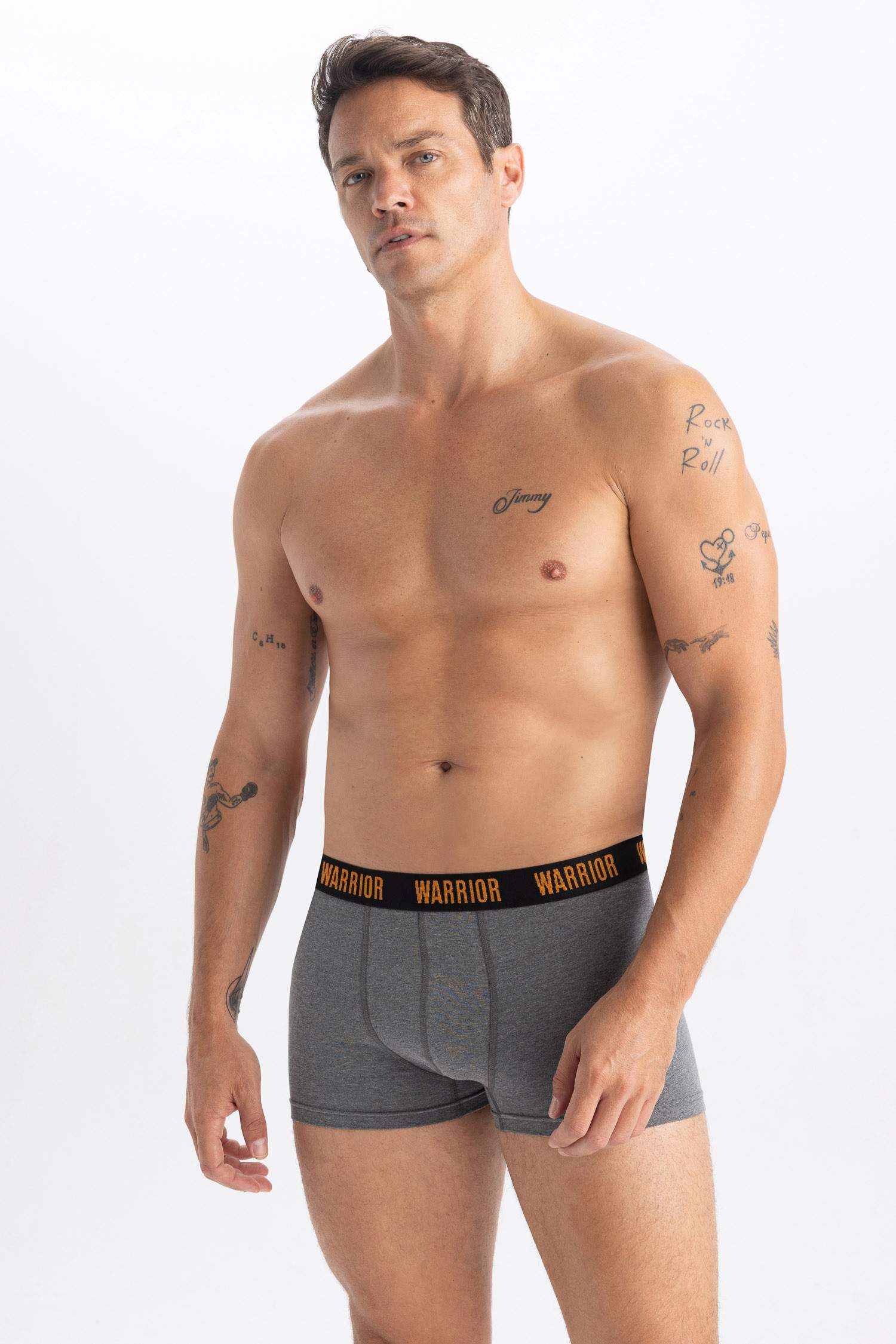 Боксеры стандартного кроя, 3 пары