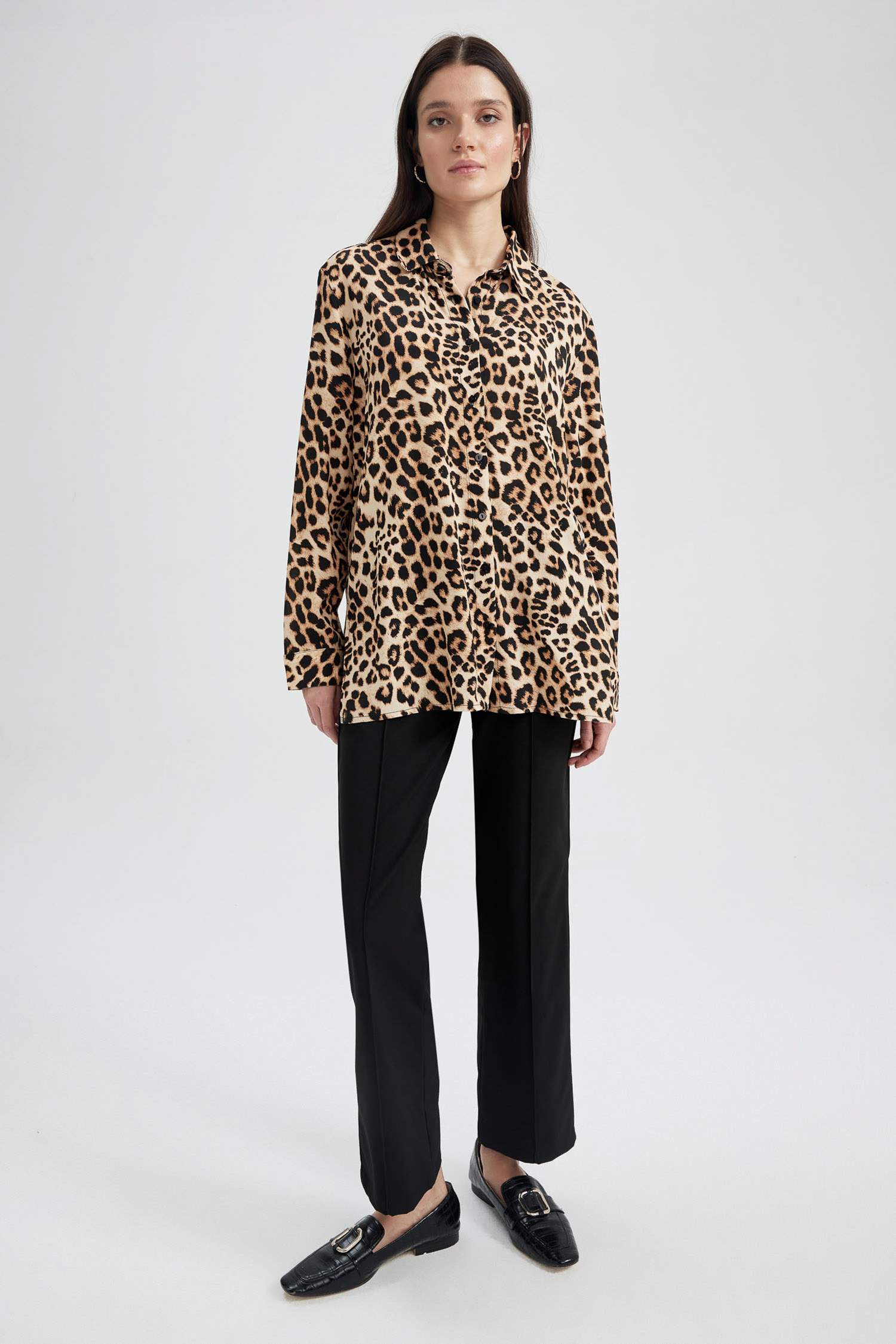 жейде мойыны Ұзын Жеңді Туника