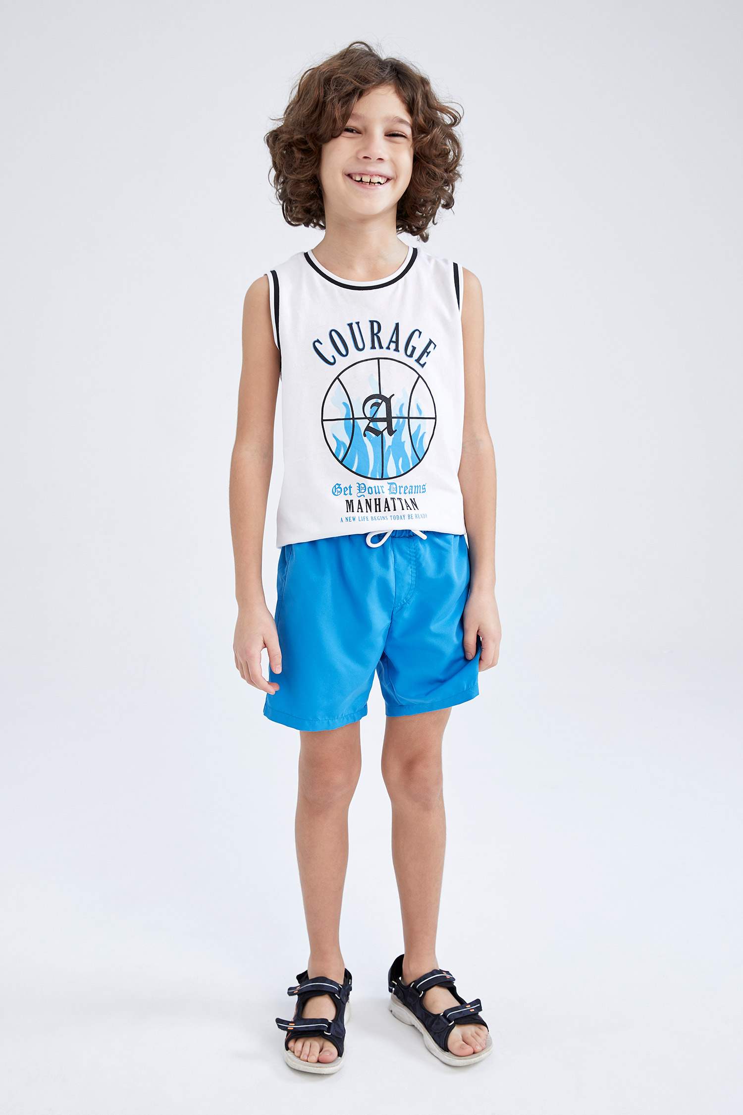 Ұлдарға Тоқымалы жүзу шолақ шалбар