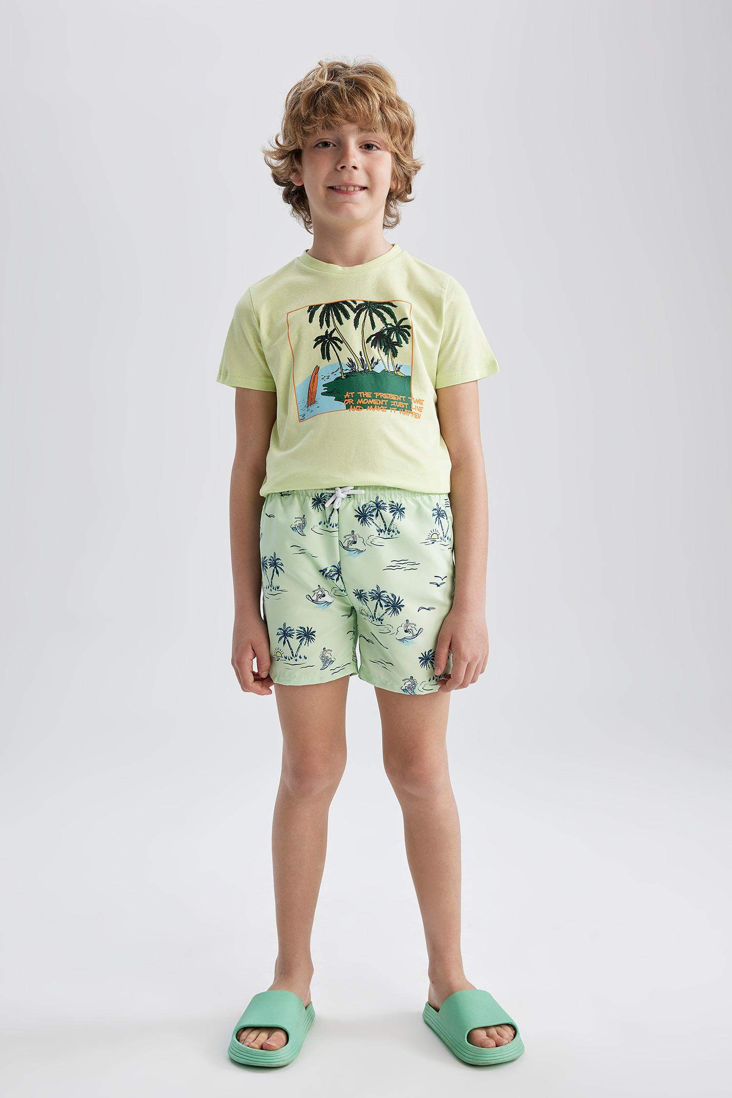 Green Boys & Teens Boys Swimming Shorts 2768355 