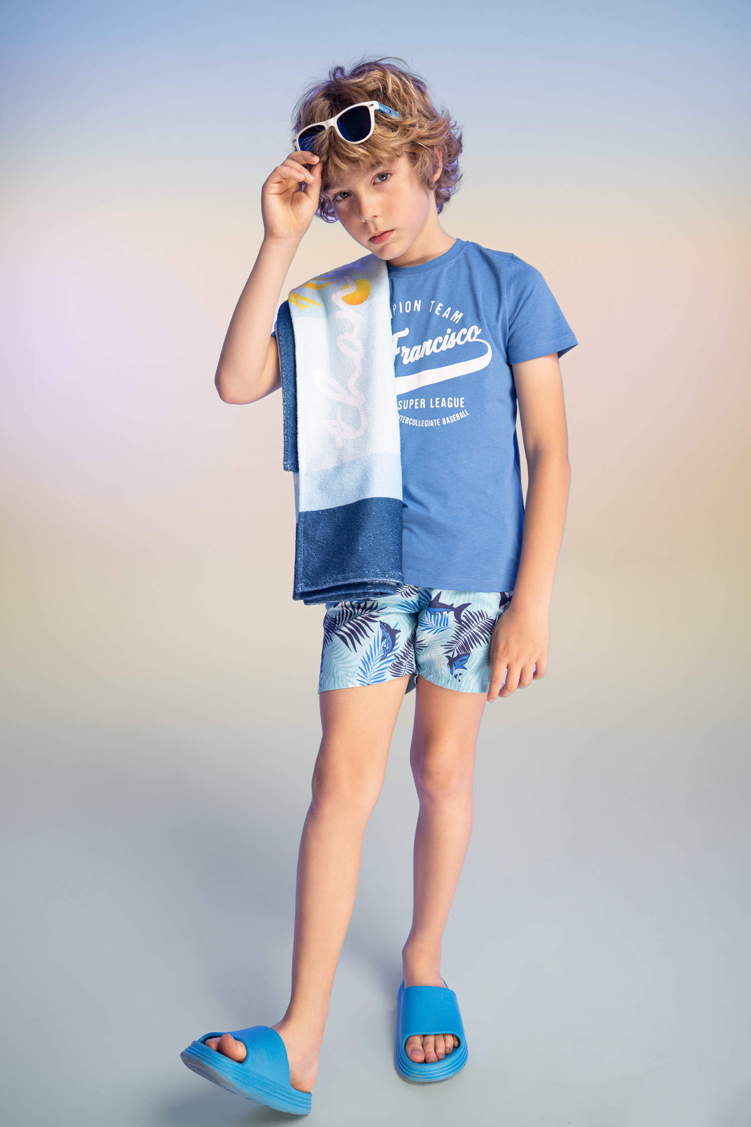 Turquoise Boys & Teens Boys Beach Shorts 2768298 | DeFacto