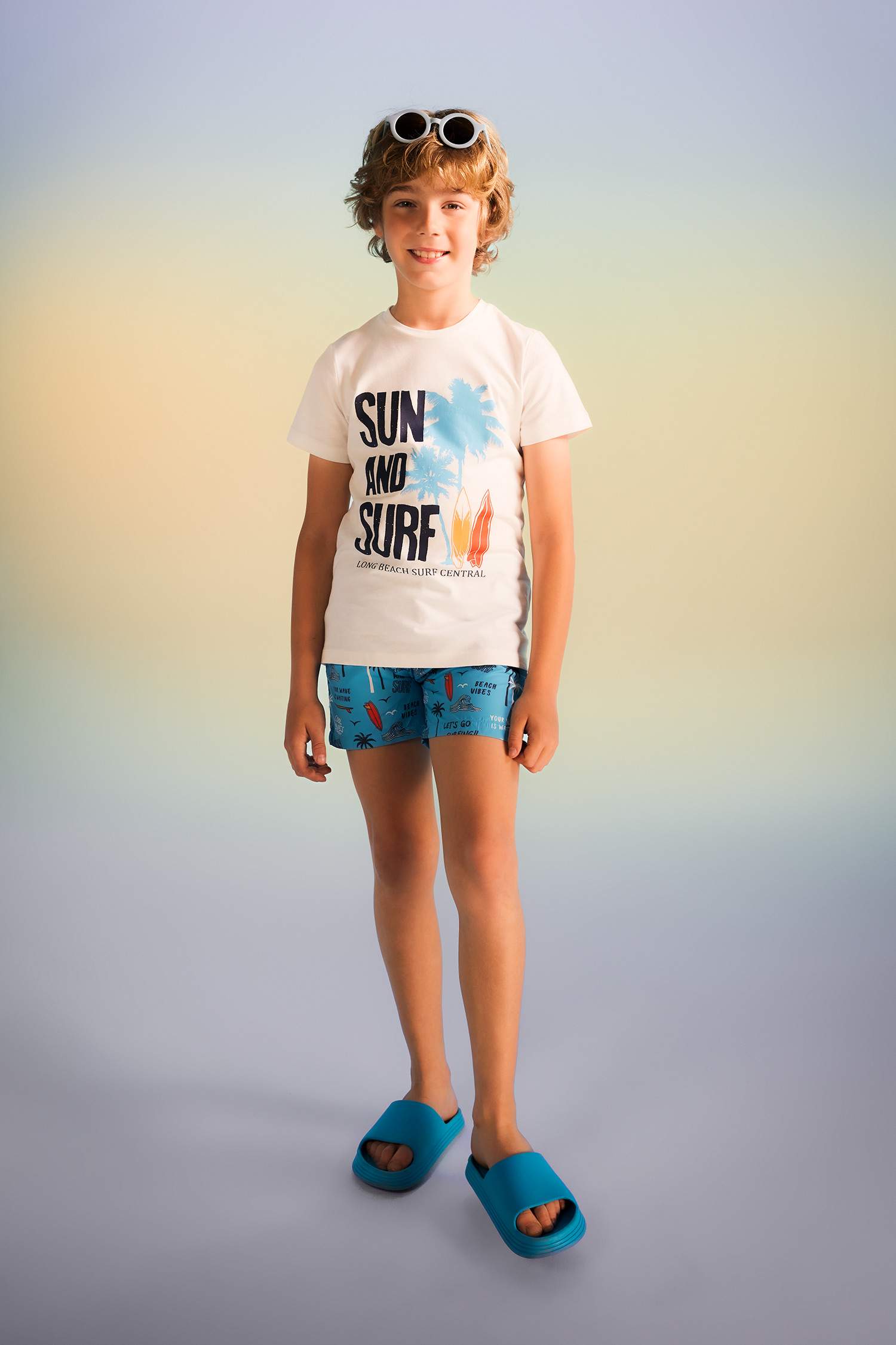 سيت ولادي شورت تيشيرت - قطعتين