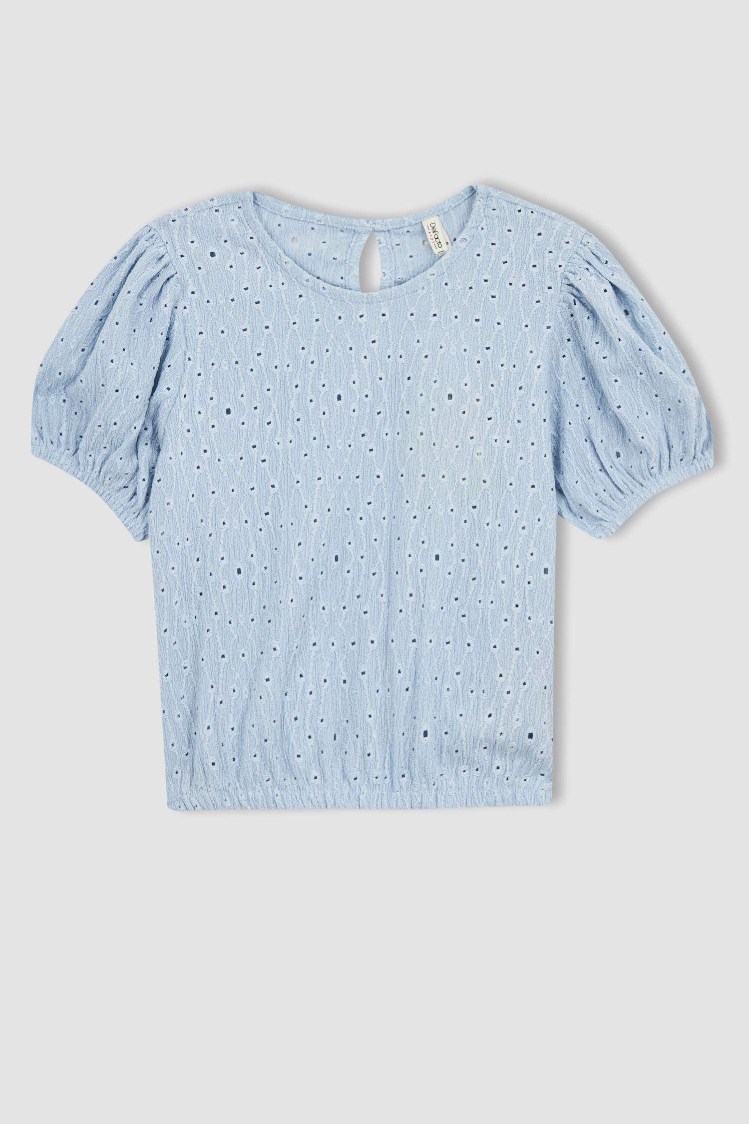 تي شيرت نص كم بناتي قصة عادية