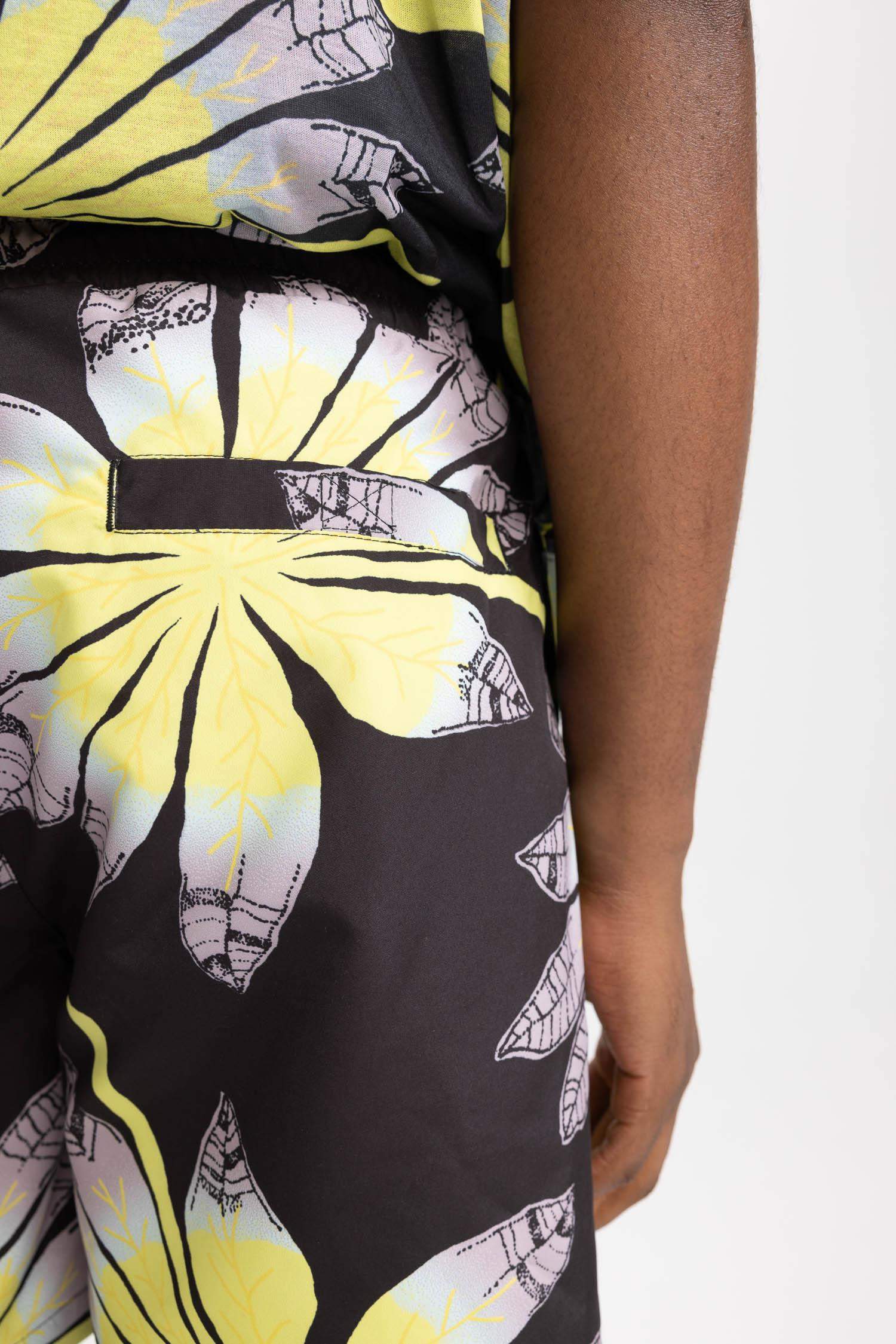 Тоқымалы жүзу шолақ шалбар график қысқа ұзындық