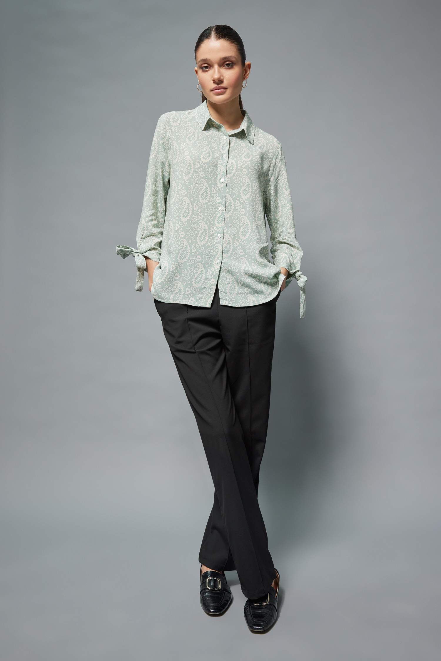 Straight Fit Düz Paça Pantolon