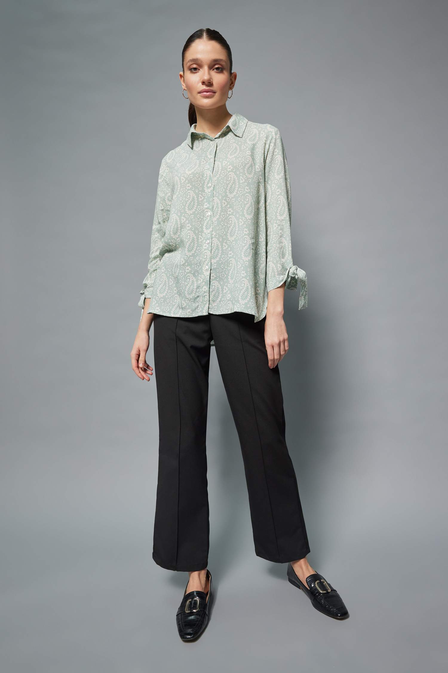 Straight Fit Düz Paça Pantolon