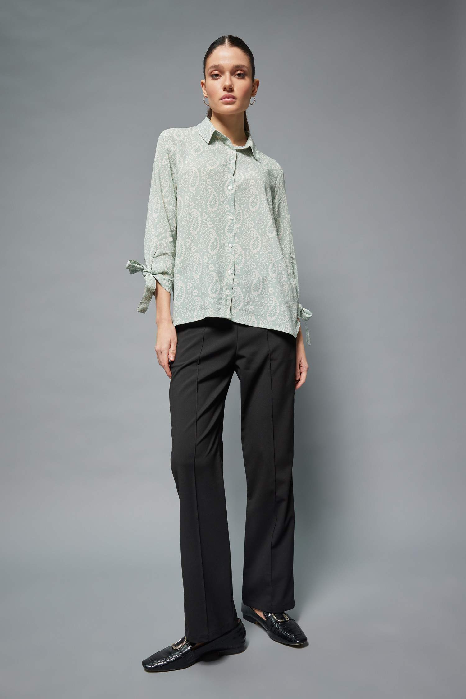 Straight Fit Düz Paça Pantolon