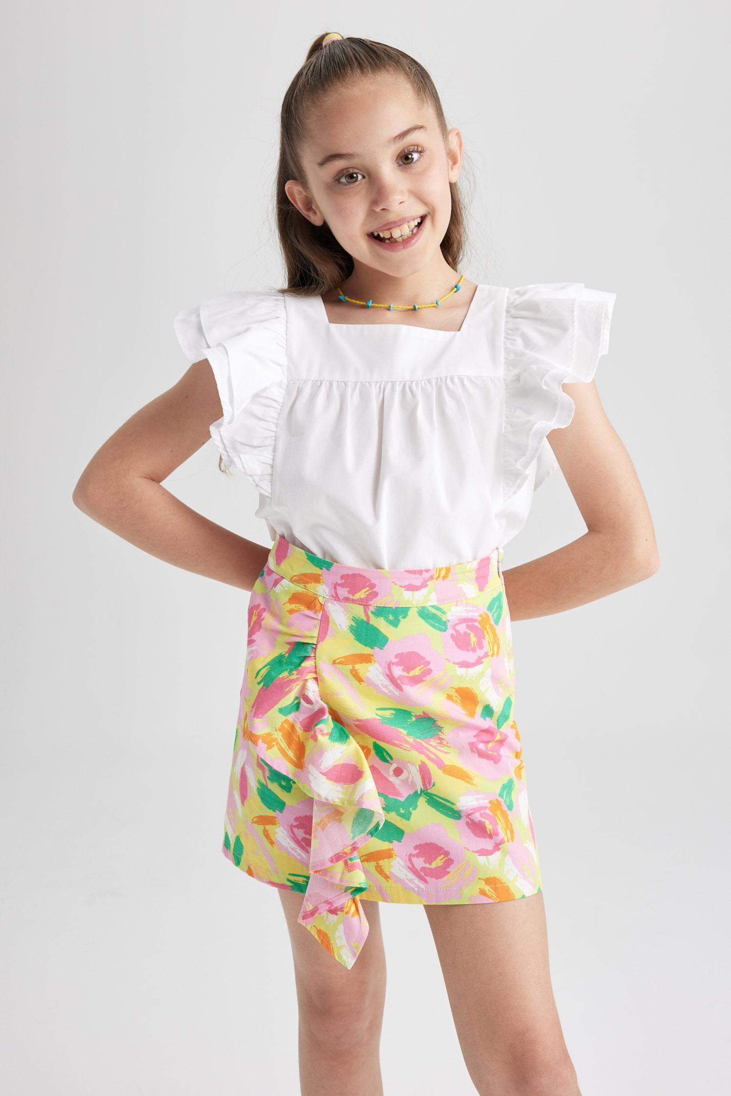 Girl Poplin Skirt