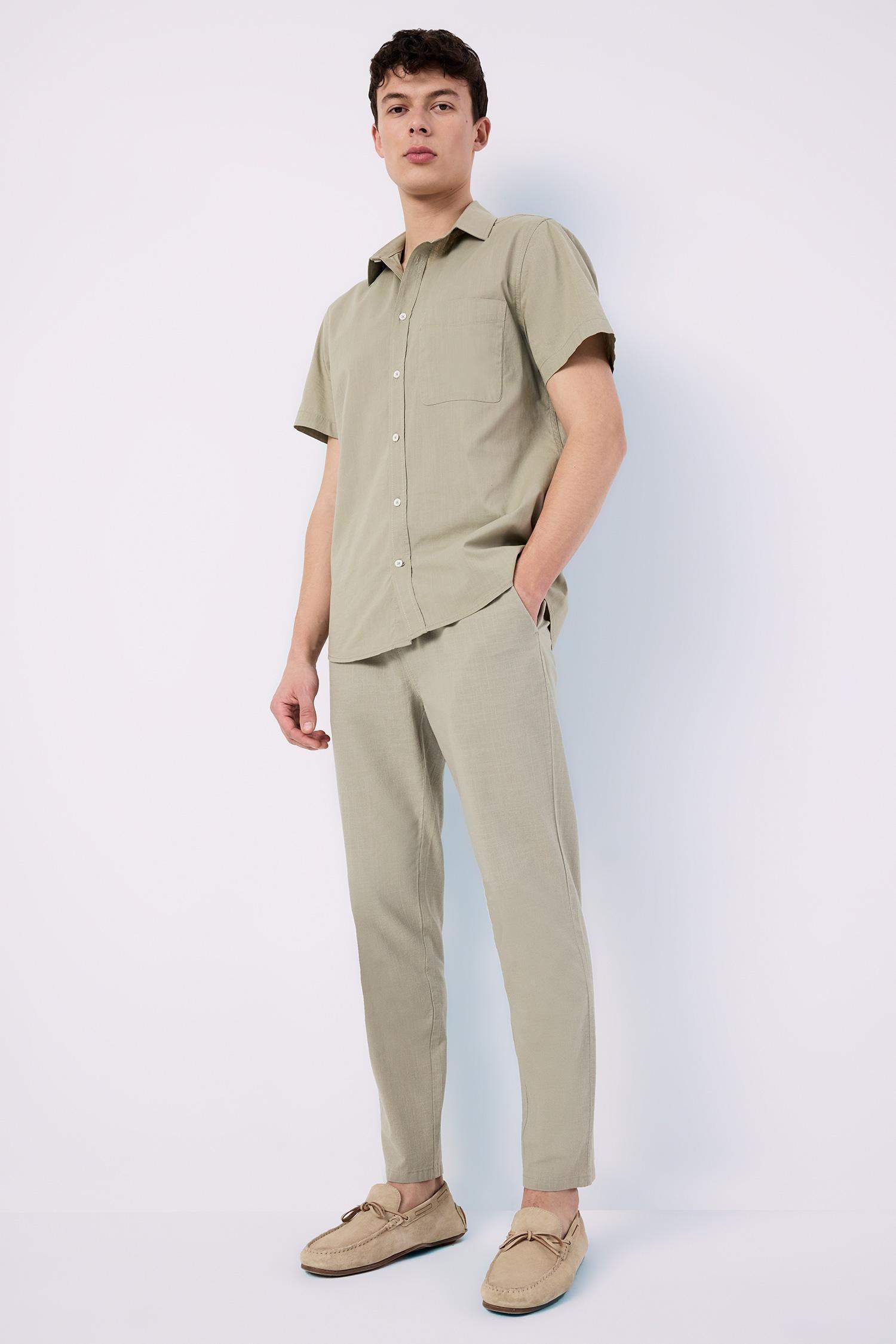 Skinny Leg Elastic Waist Summer Cotton Joggers