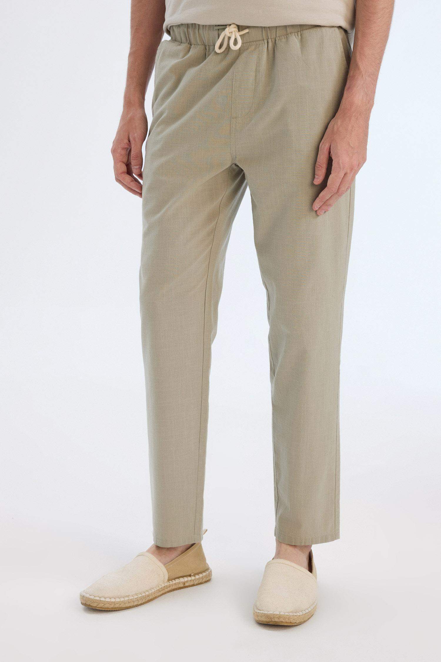 Skinny Leg Elastic Waist Summer Cotton Joggers