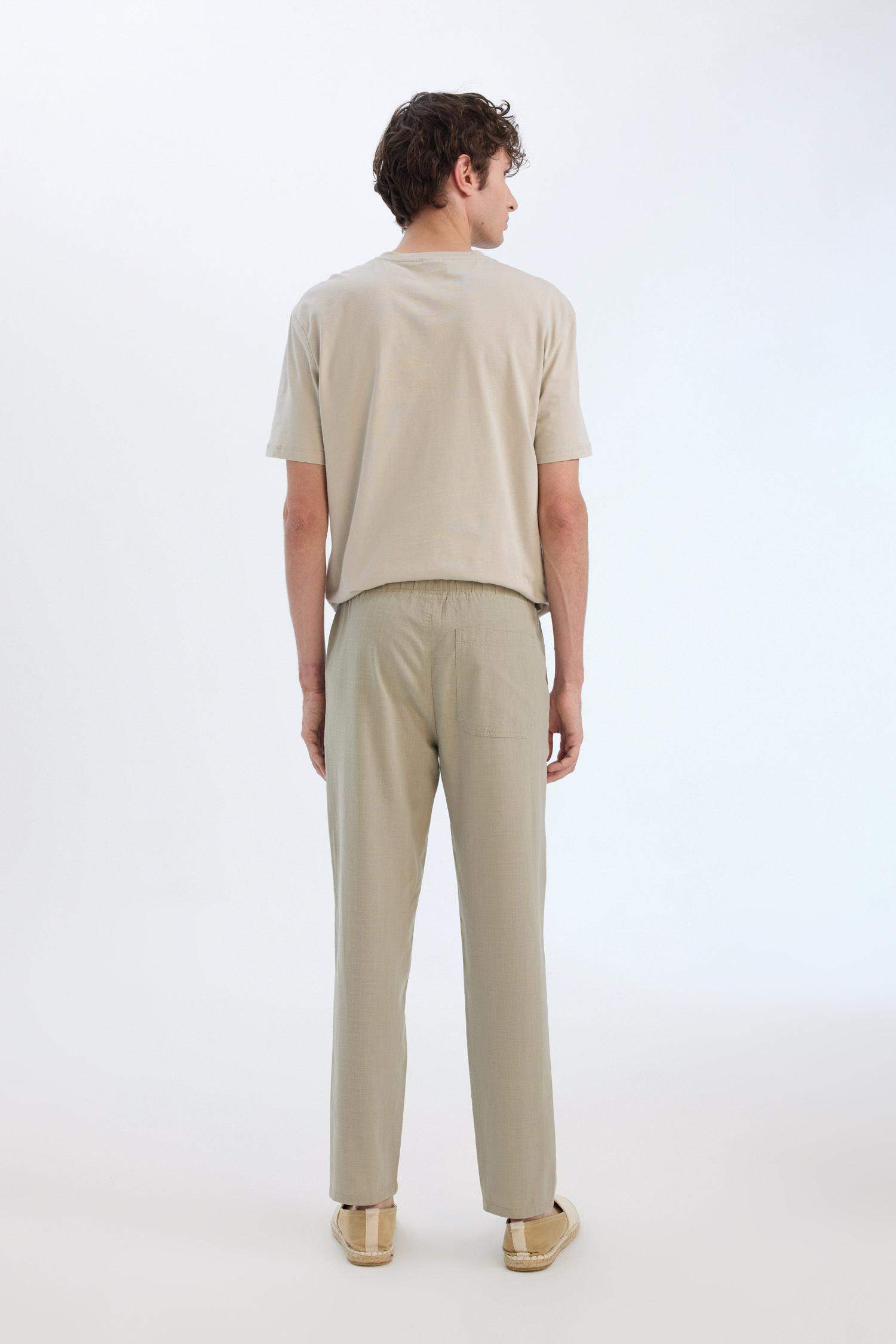 Skinny Leg Elastic Waist Summer Cotton Joggers