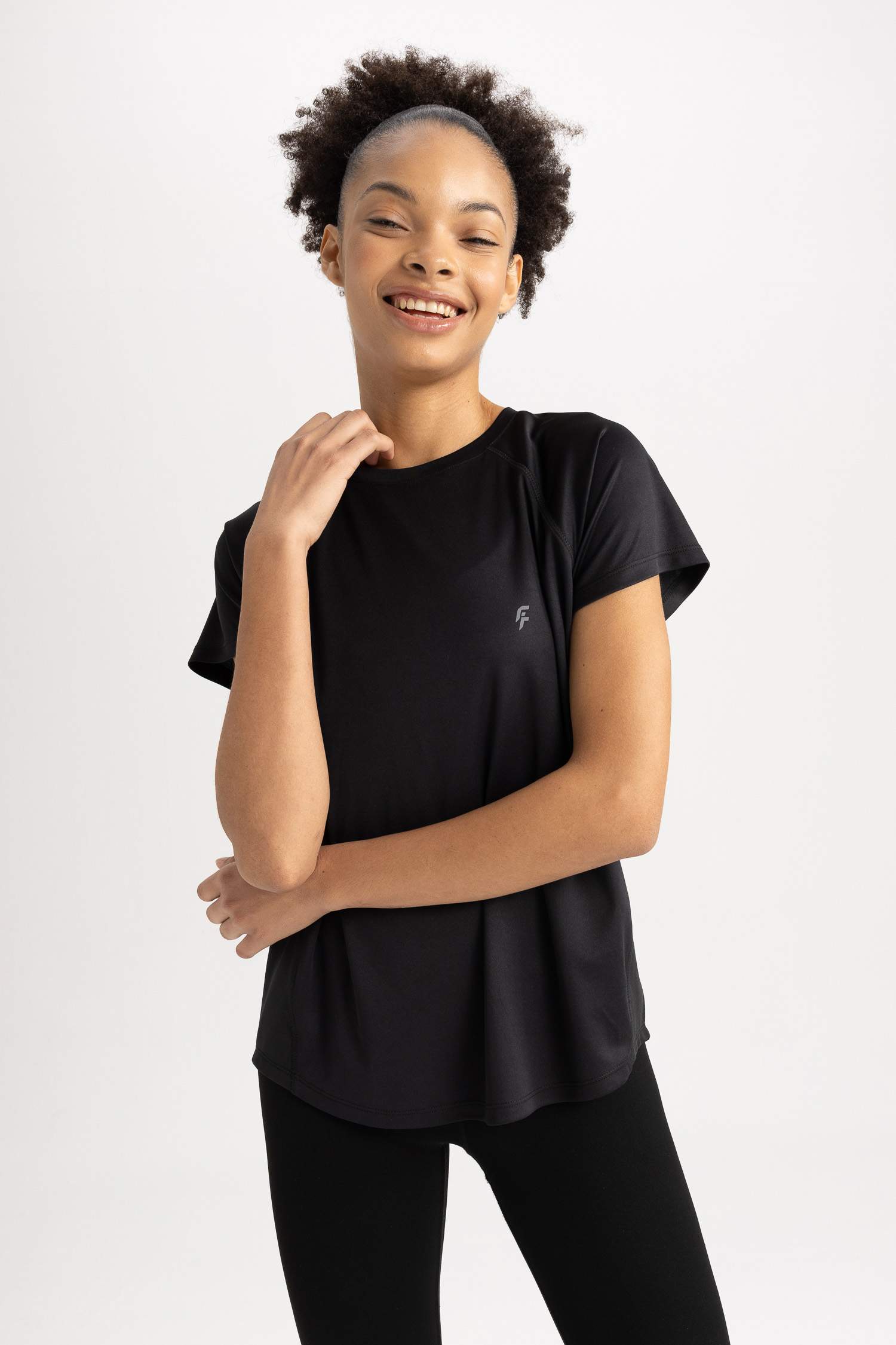 DeFactoFit Comfort Fit Crew Neck Sports T-Shirt