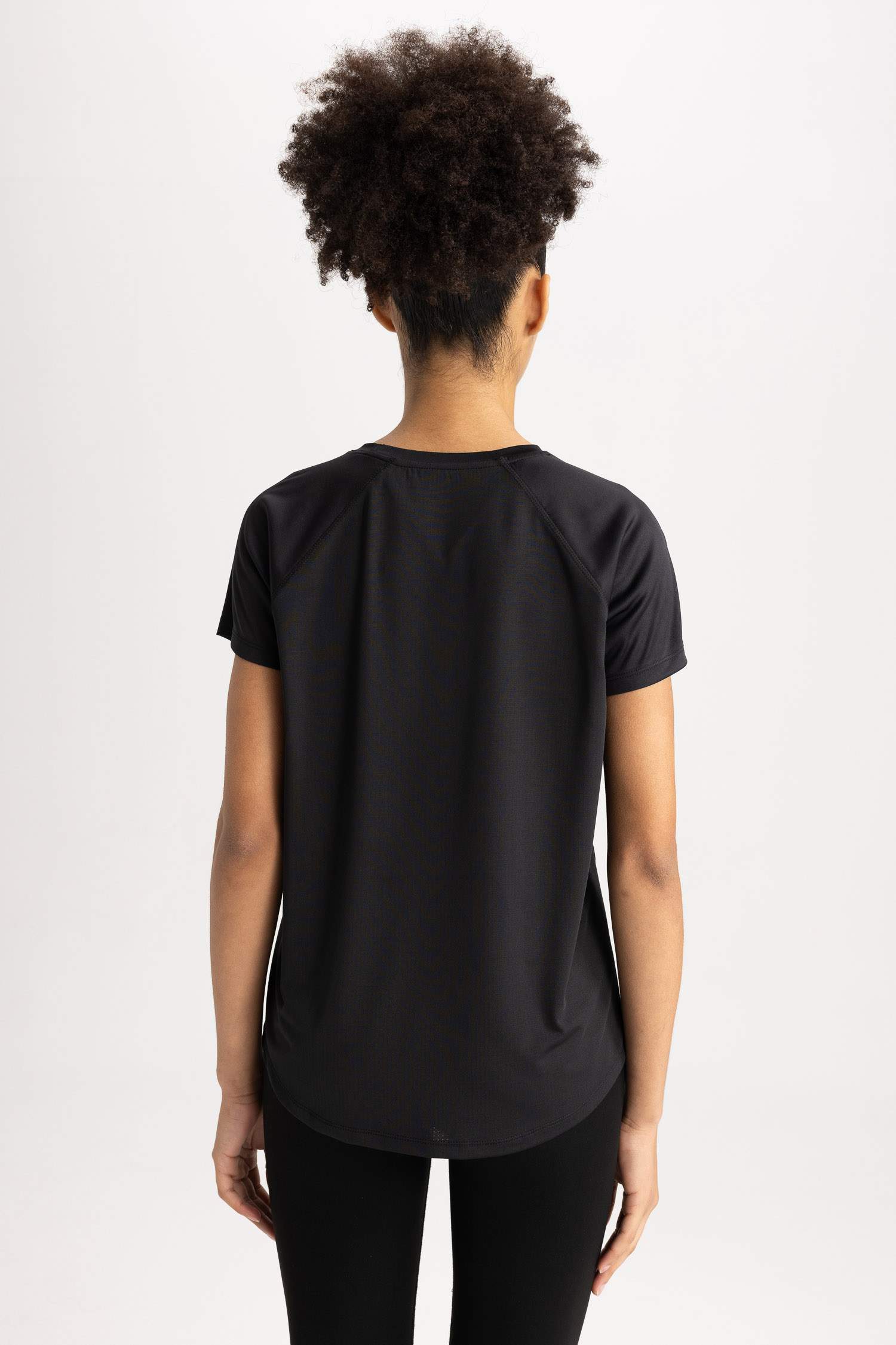 DeFactoFit Comfort Fit Crew Neck Sports T-Shirt