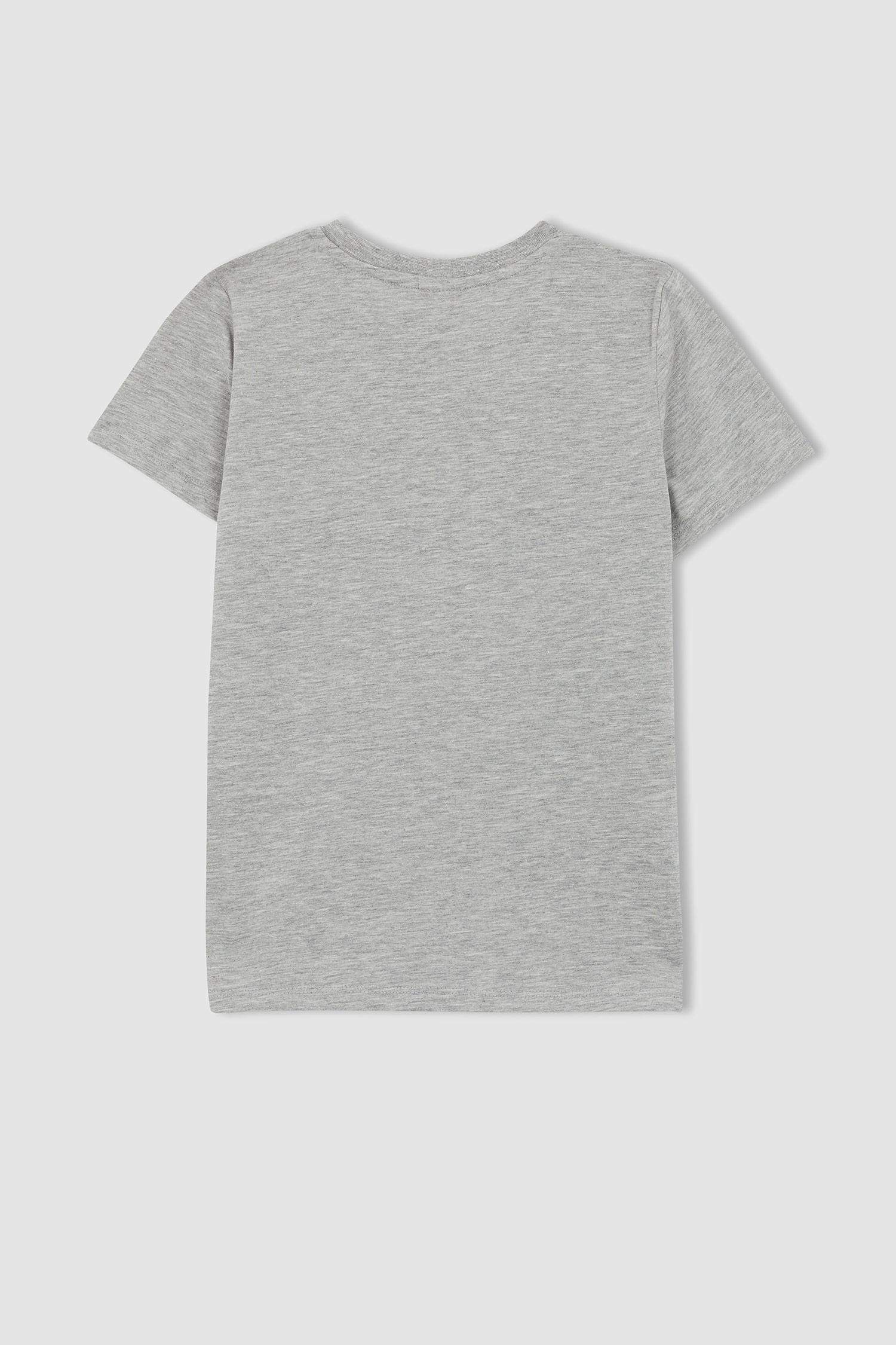 Boys Printed Short Sleeve Pajamas Set