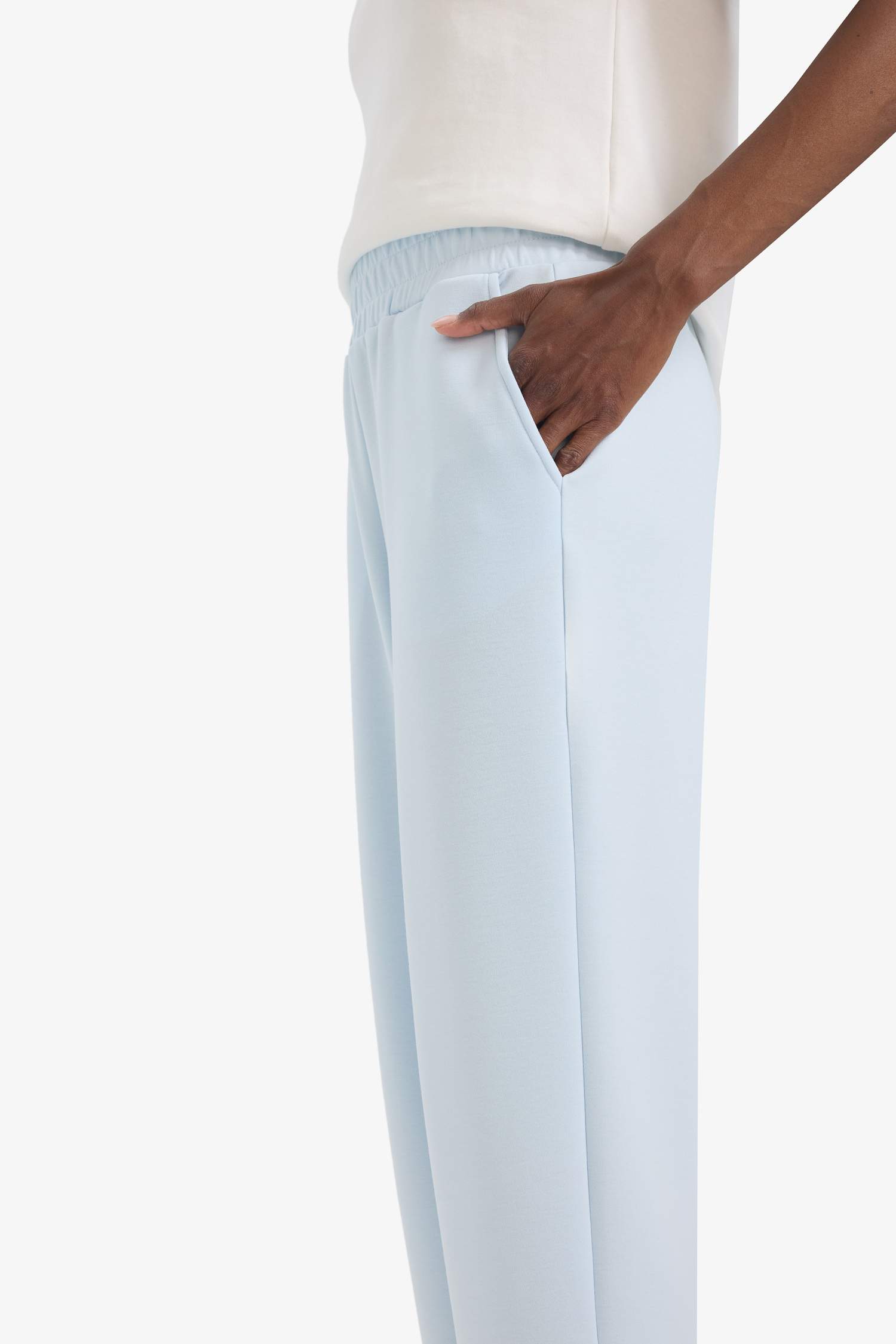 Oversize Fit Jogger Scuba Fabric Sports Sweatpants