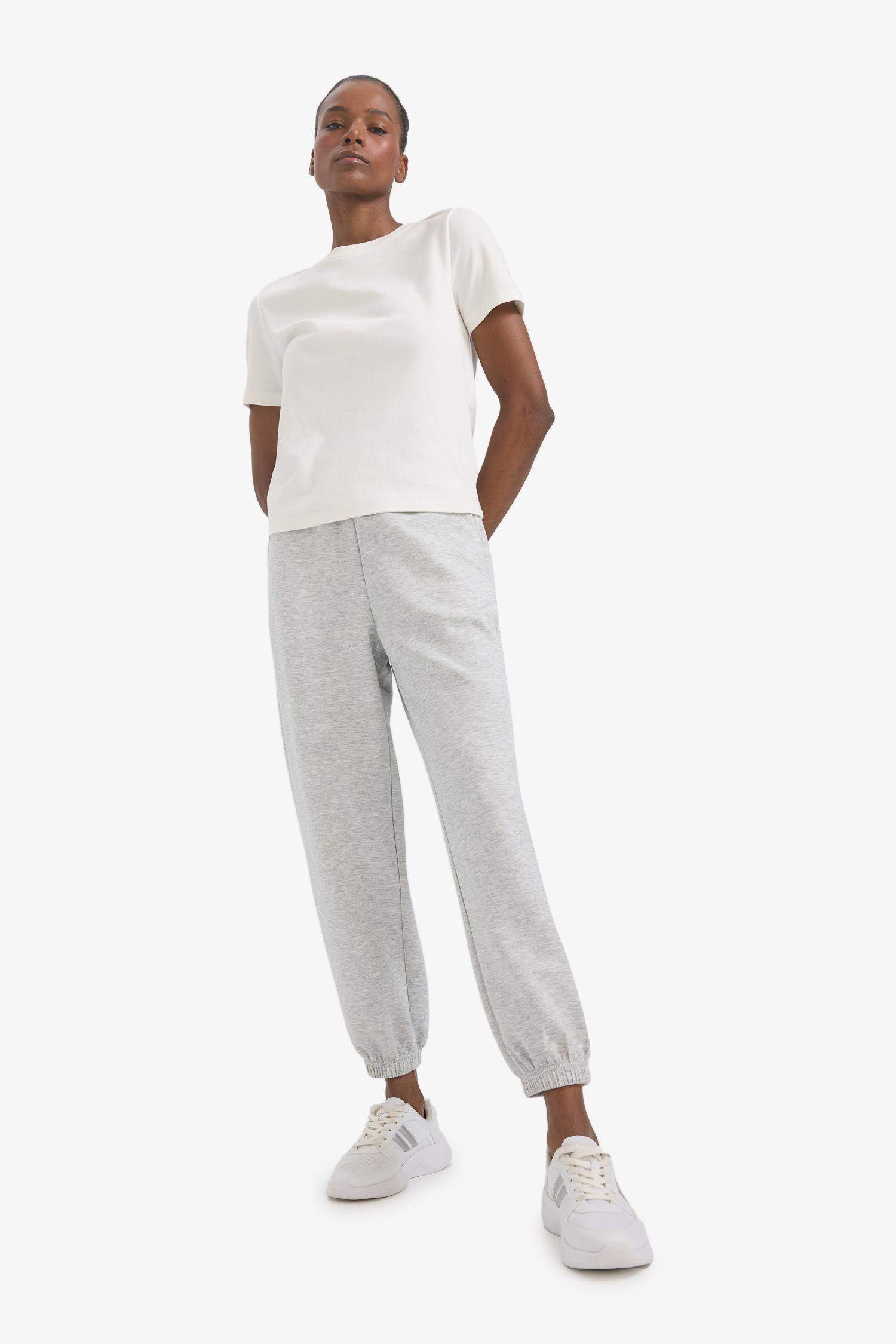 سروال سويت بانتس سامبل واسع بجيب قماش سكوبا