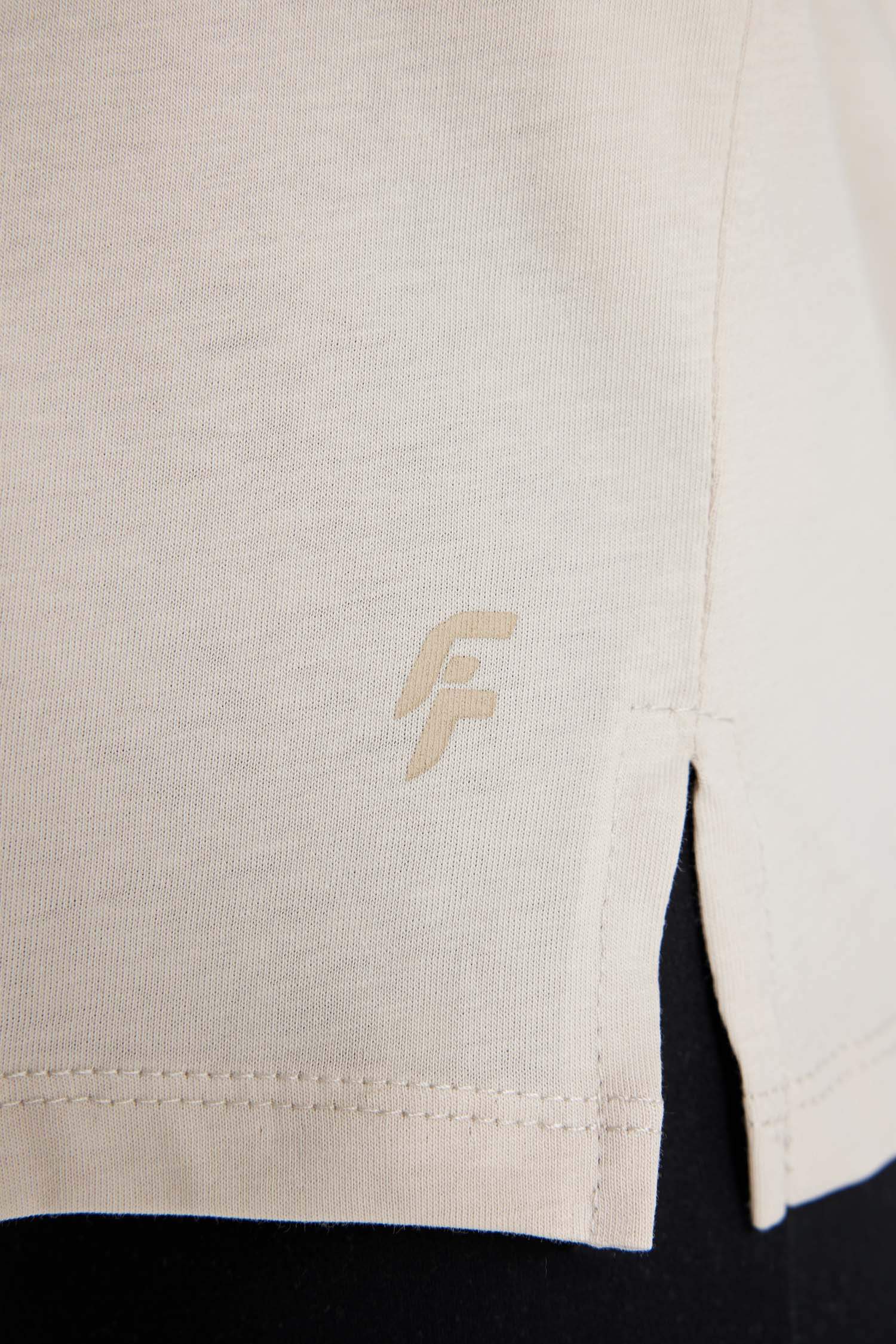 DeFactoFit Oversize Crew Neck Printed Sports T-Shirt