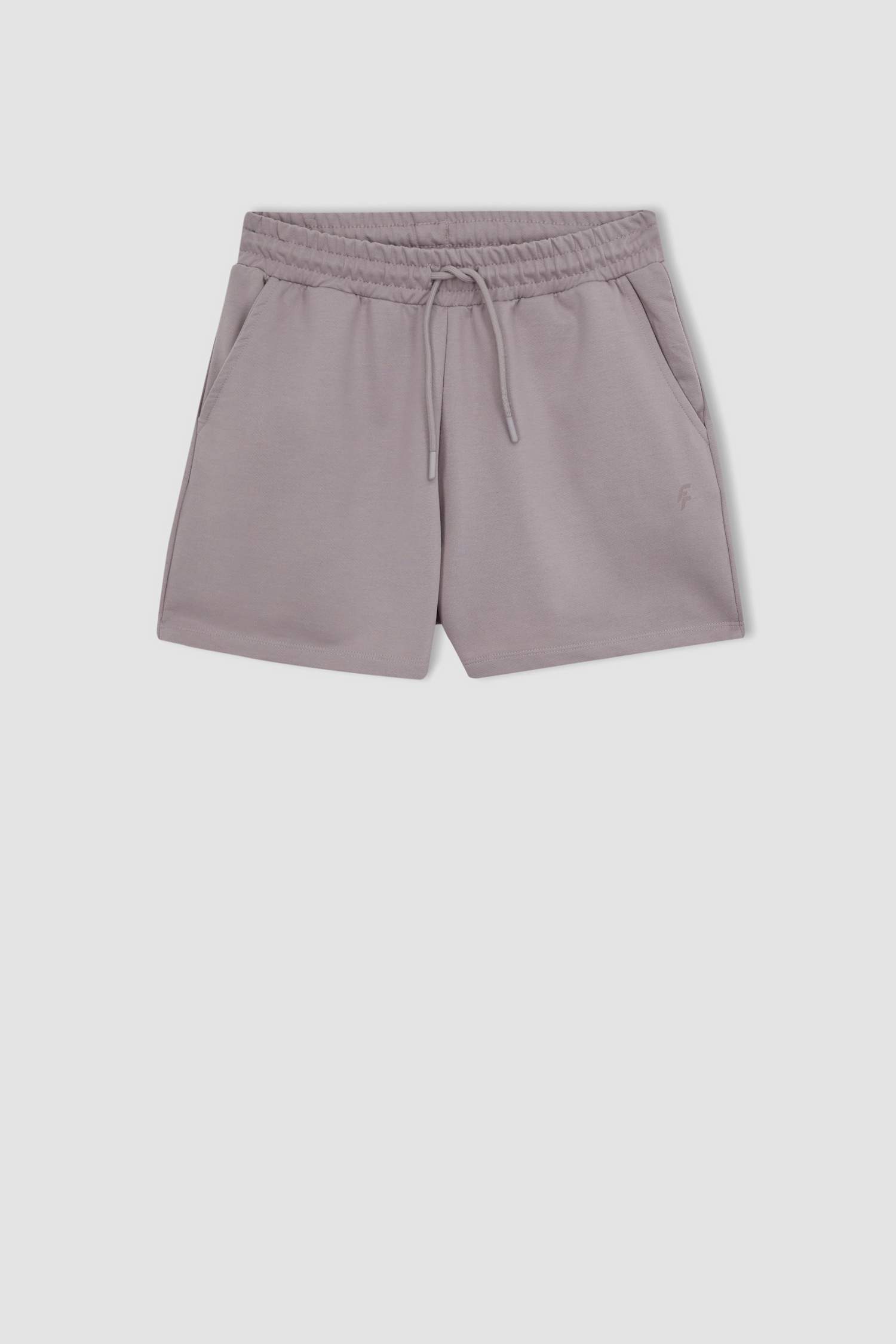 شورت رياضي قصة عادية من قماش رقيق