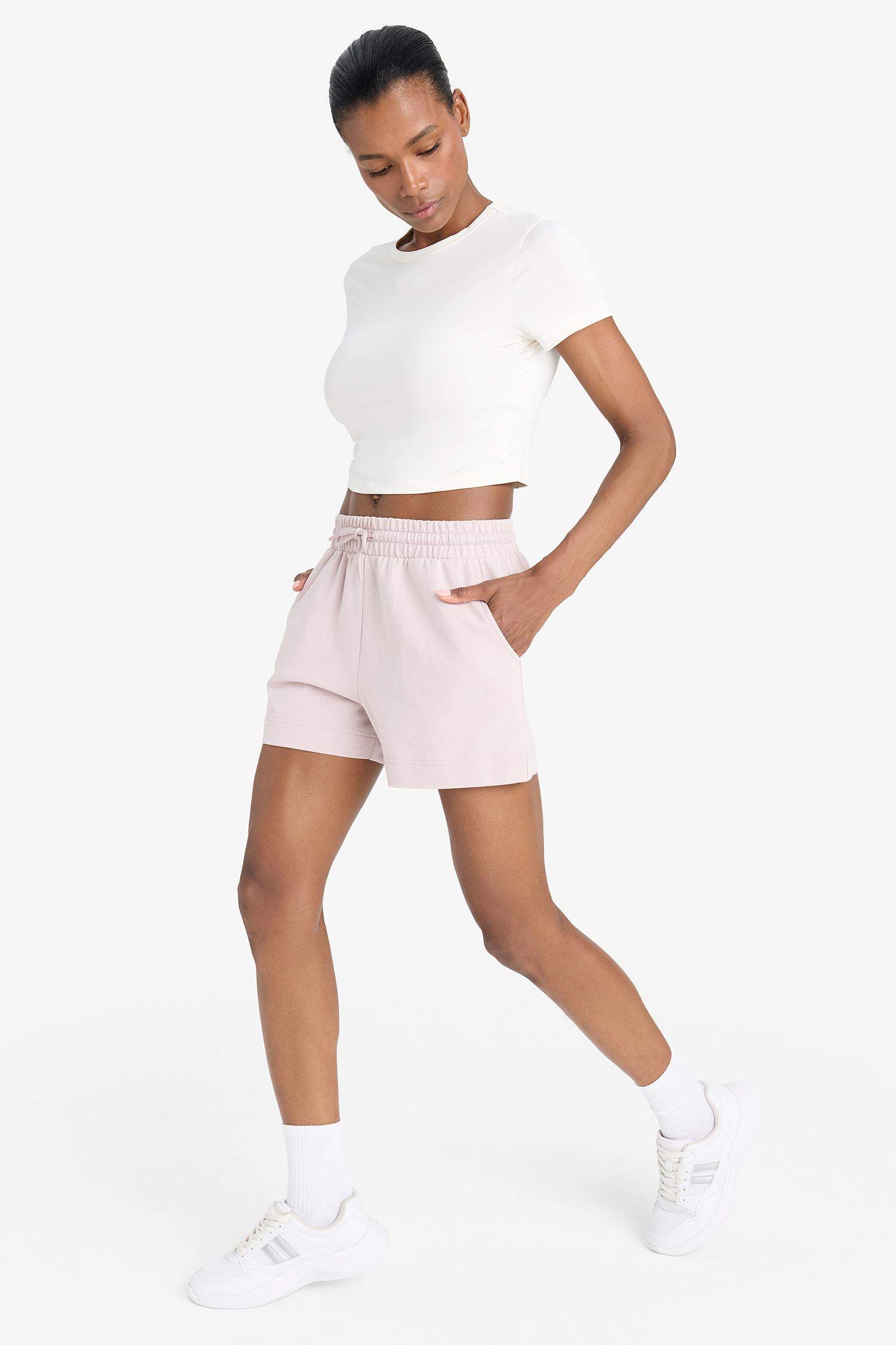 DeFactoFit Standart Fit Sporcu Kısa Paça Basic Düz Şort