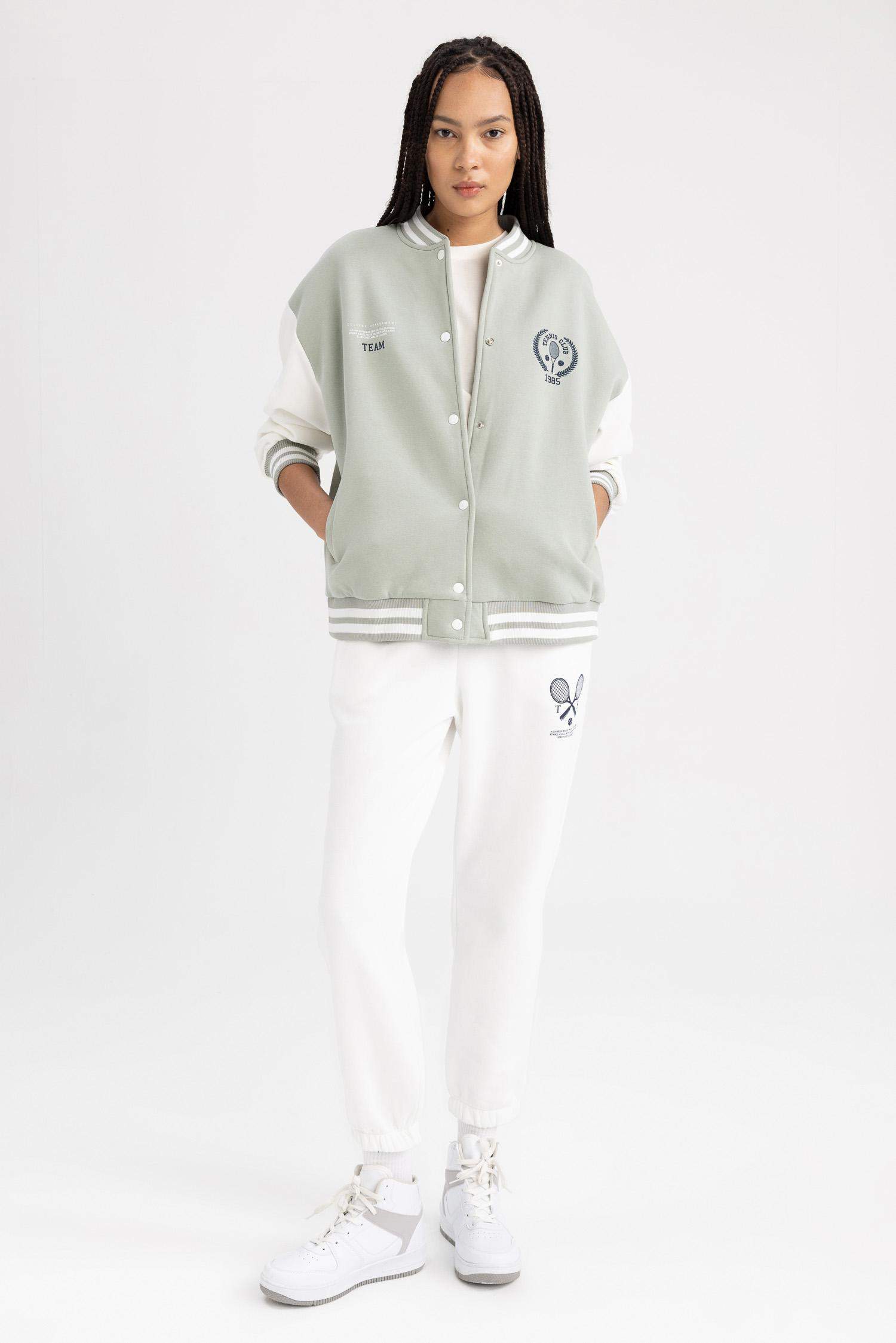 үлкен пішім бомбер 3 көтерілген жіп Кардиган