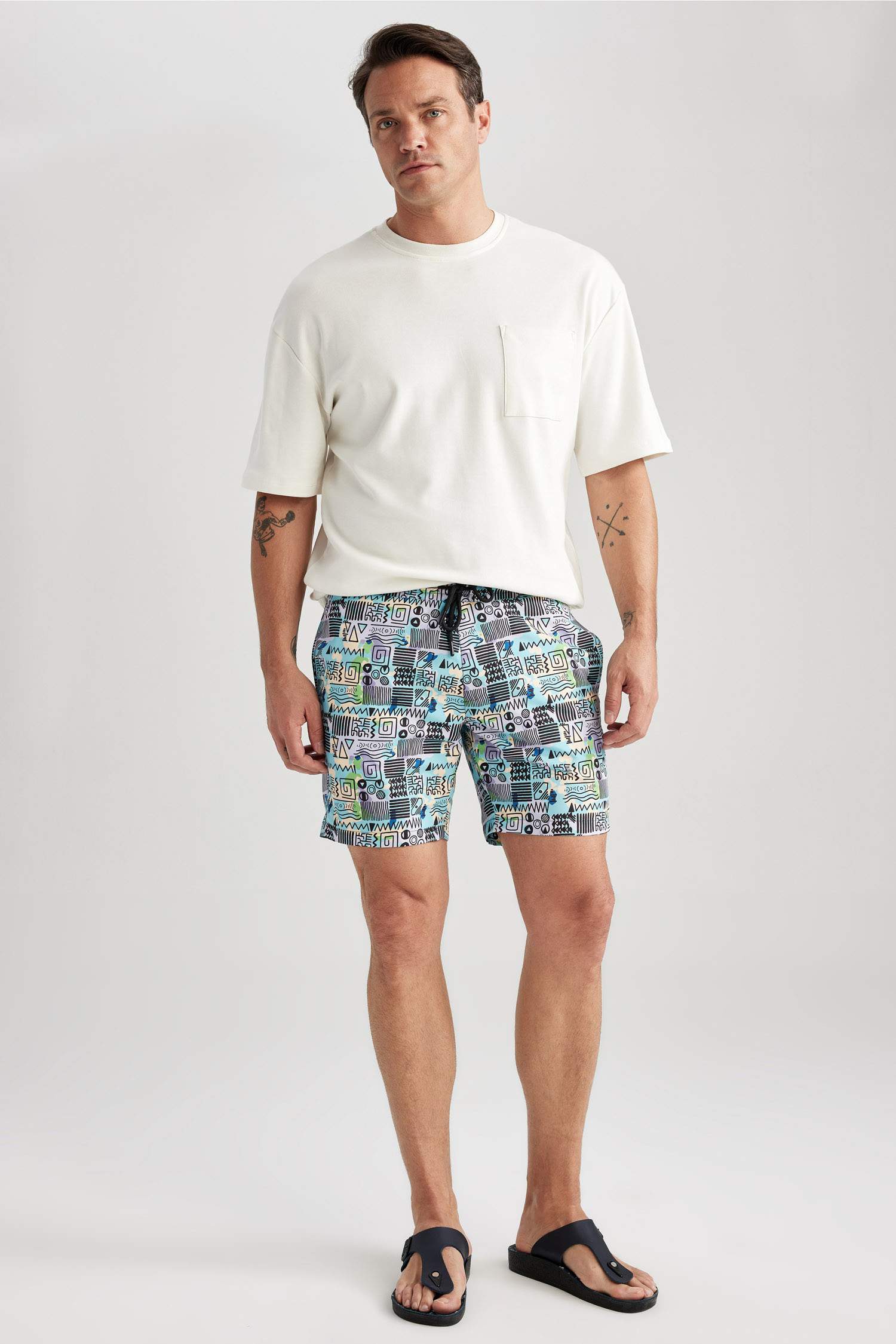 Regular Fit Short Swimming Shorts