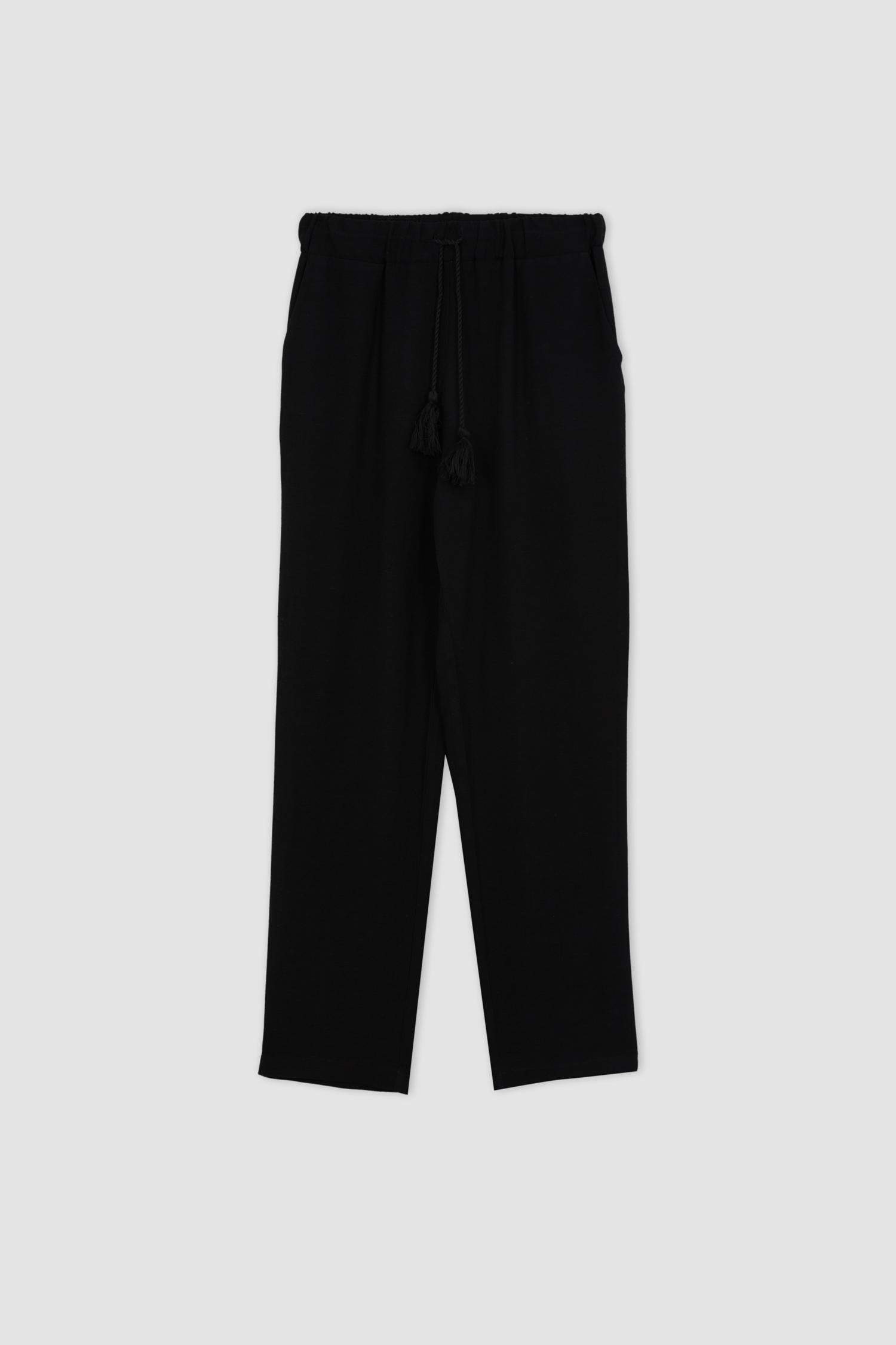 Harem Linen Blend Trousers
