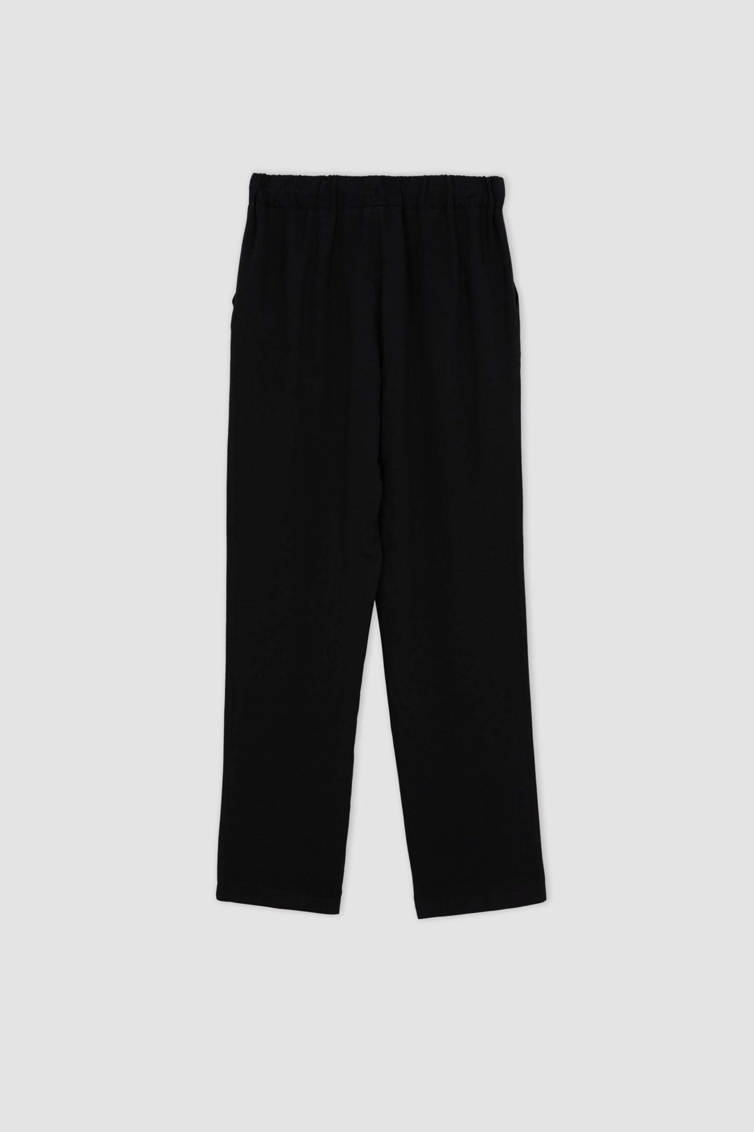 Harem Linen Blend Trousers