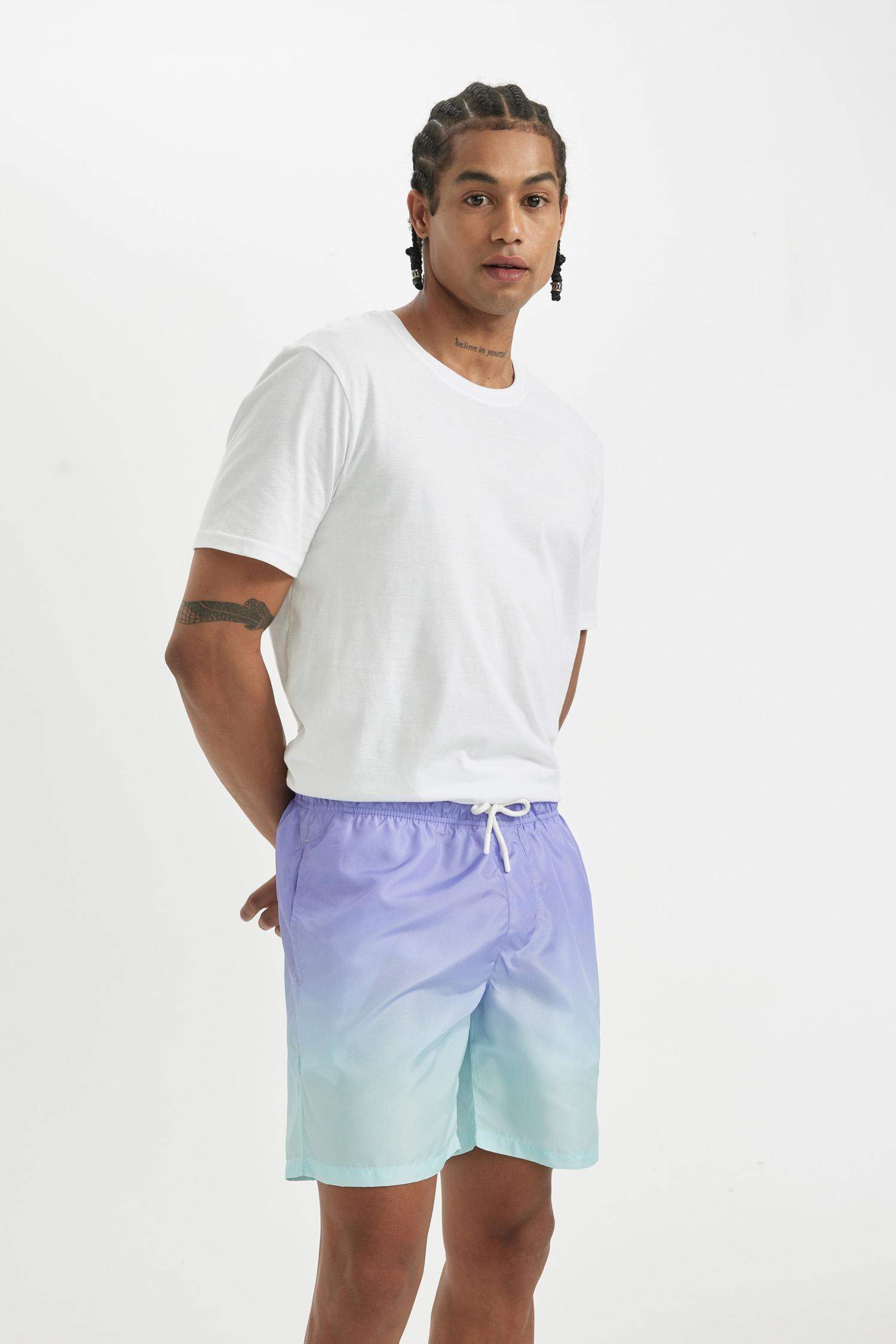 شورت بحر قصة عادية ببطانة شبكية