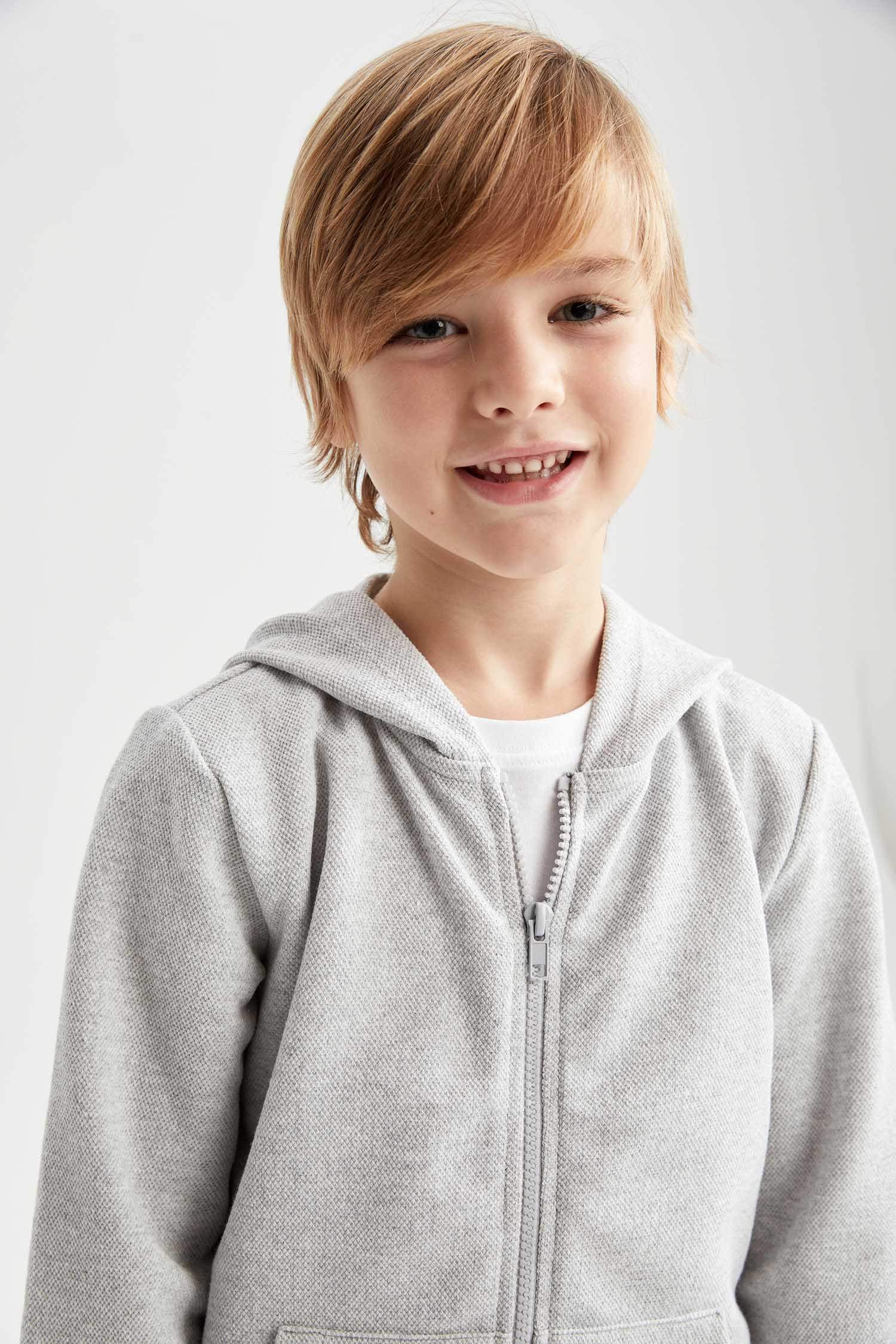 Ұлдарға бас киімді пике Кардиган