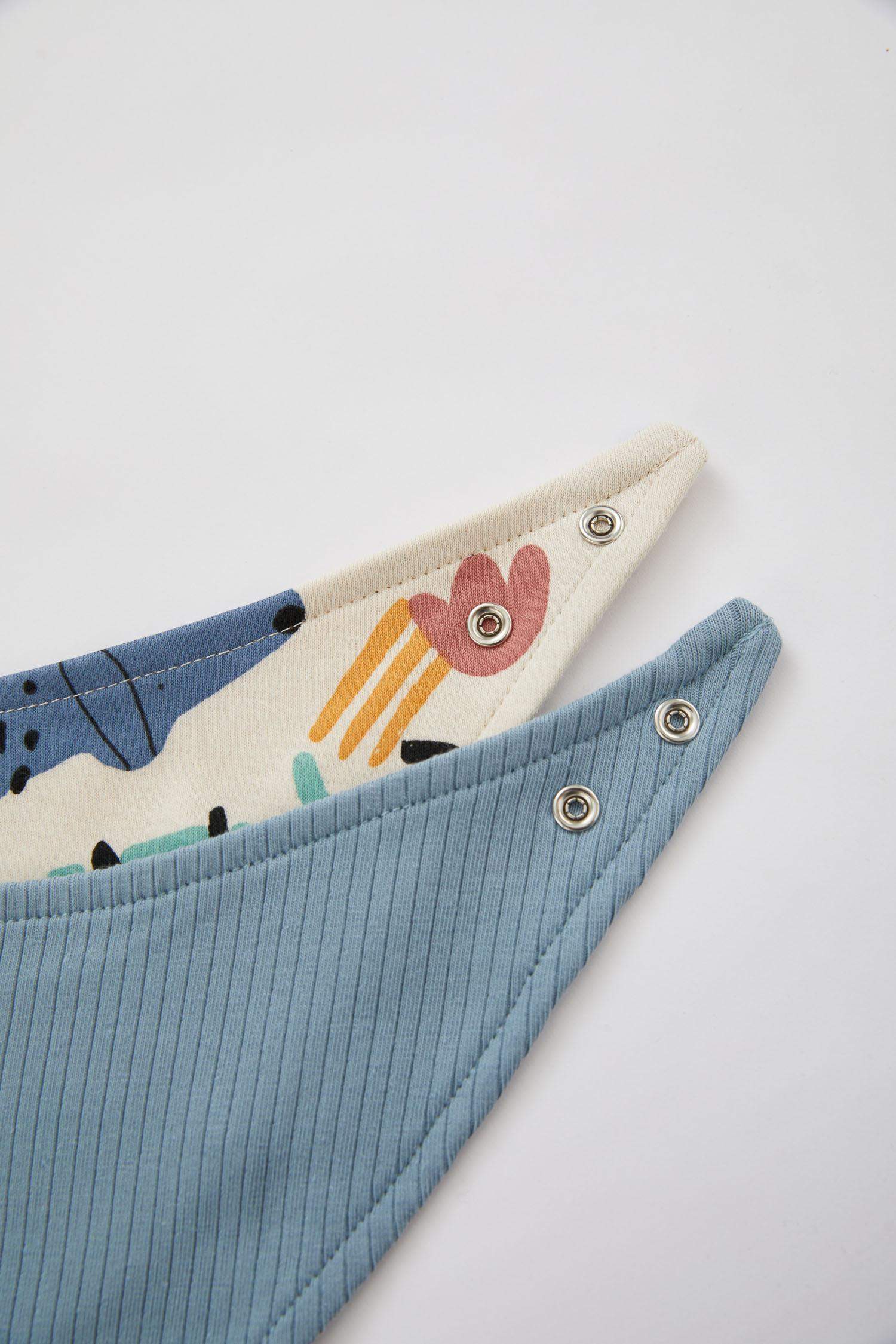 Lot De 2 Tabliers Camisole Bio À Cordon İmprimé Pour Bébé Garçon